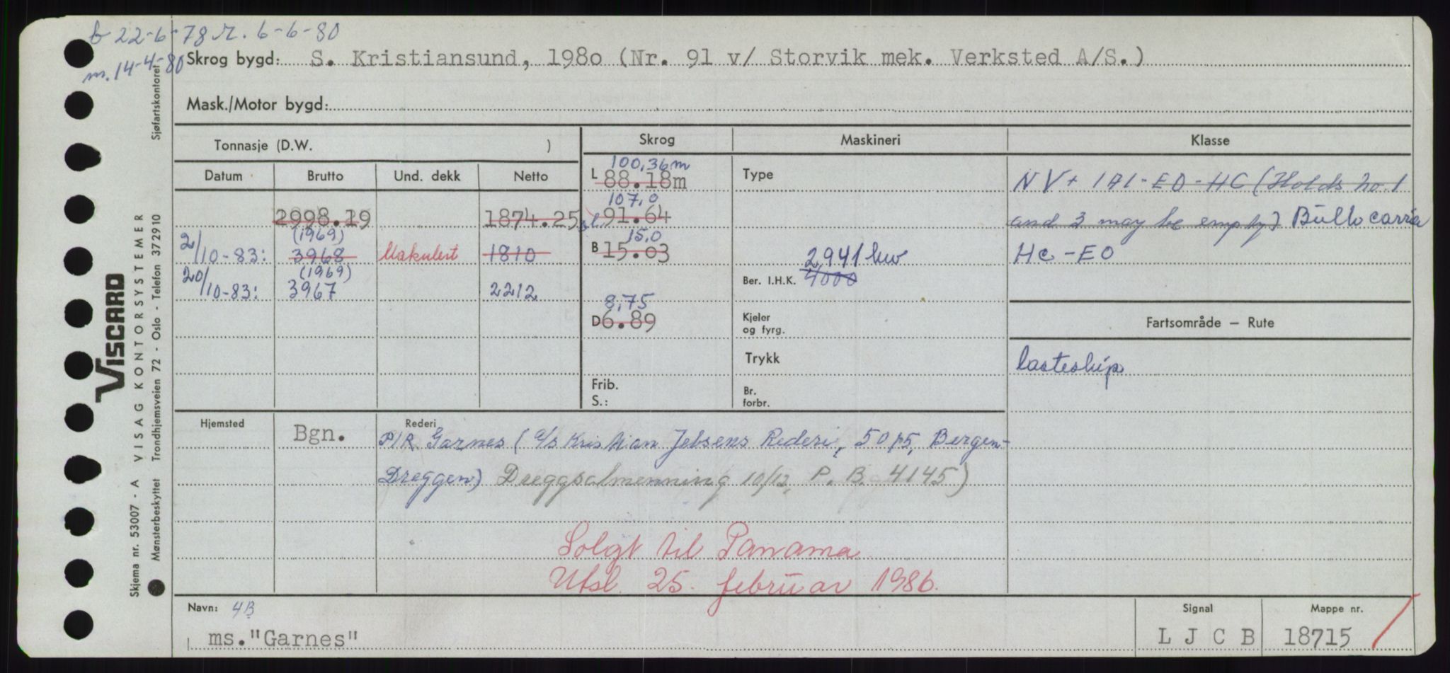Sjøfartsdirektoratet med forløpere, Skipsmålingen, AV/RA-S-1627/H/Hd/L0012: Fartøy, G-Glø, s. 89