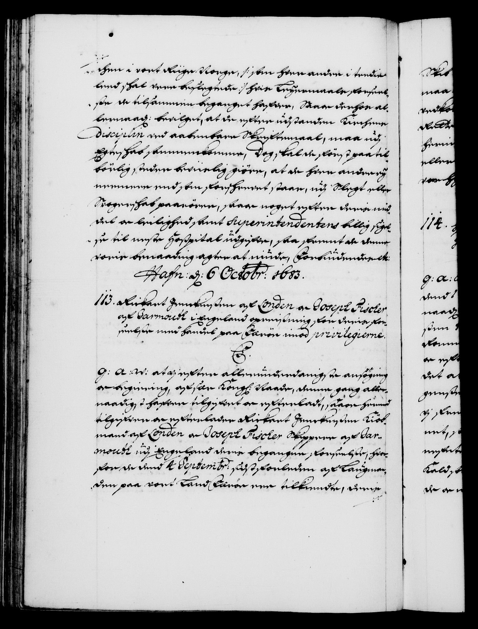 Danske Kanselli 1572-1799, AV/RA-EA-3023/F/Fc/Fca/Fcaa/L0013: Norske registre (mikrofilm), 1681-1684, s. 372b