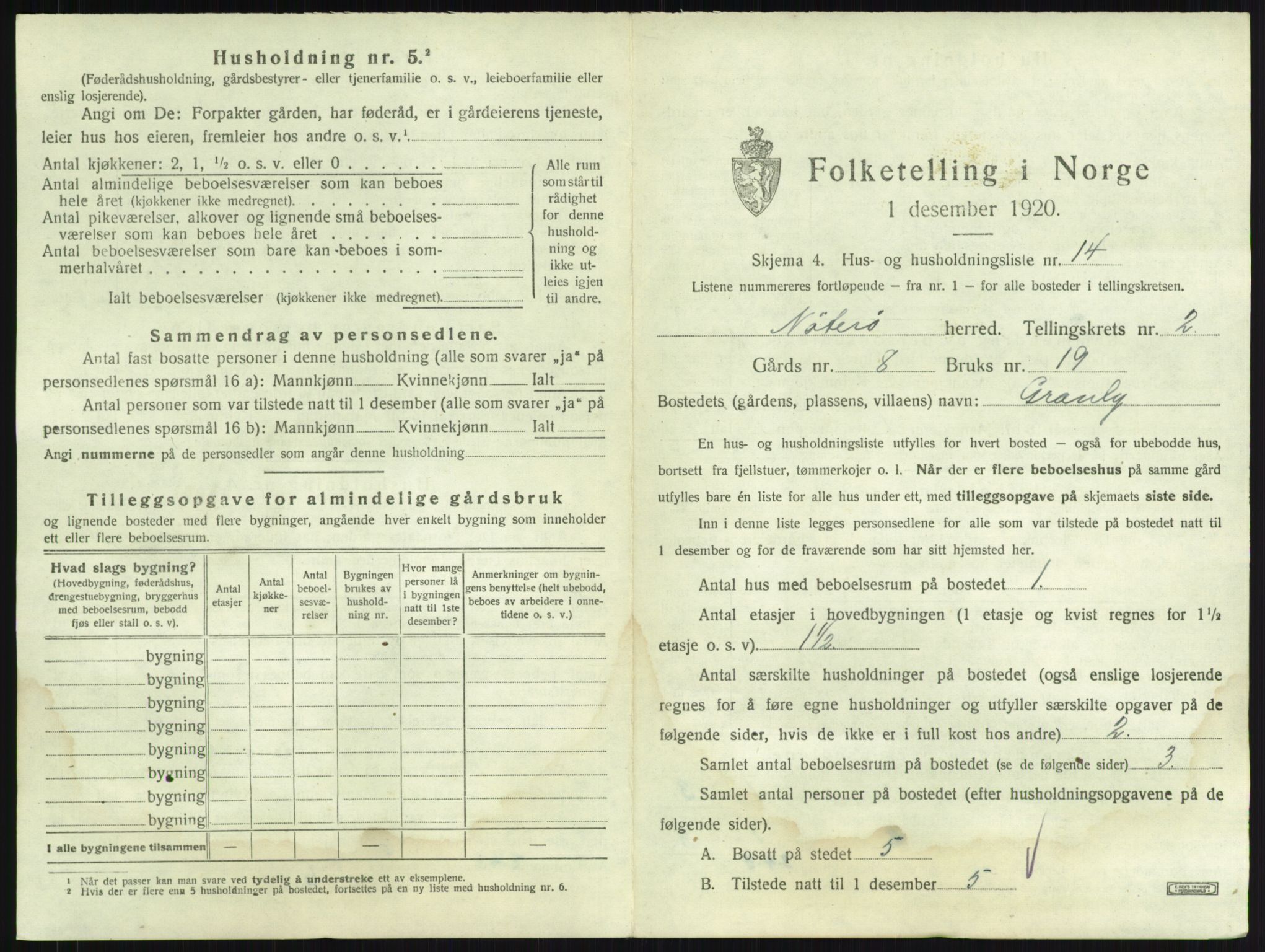 SAKO, Folketelling 1920 for 0722 Nøtterøy herred, 1920, s. 281
