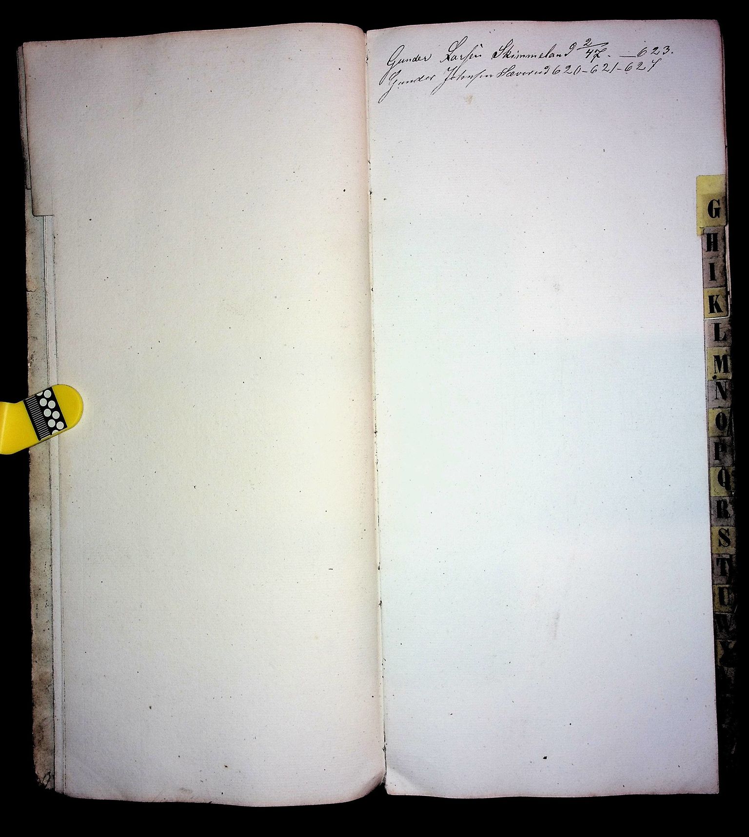 Finnaas kommune. Overformynderiet, IKAH/1218a-812/F/Fc/Fca/L0001: Register til rulle for verje, 1860-1889, s. 14