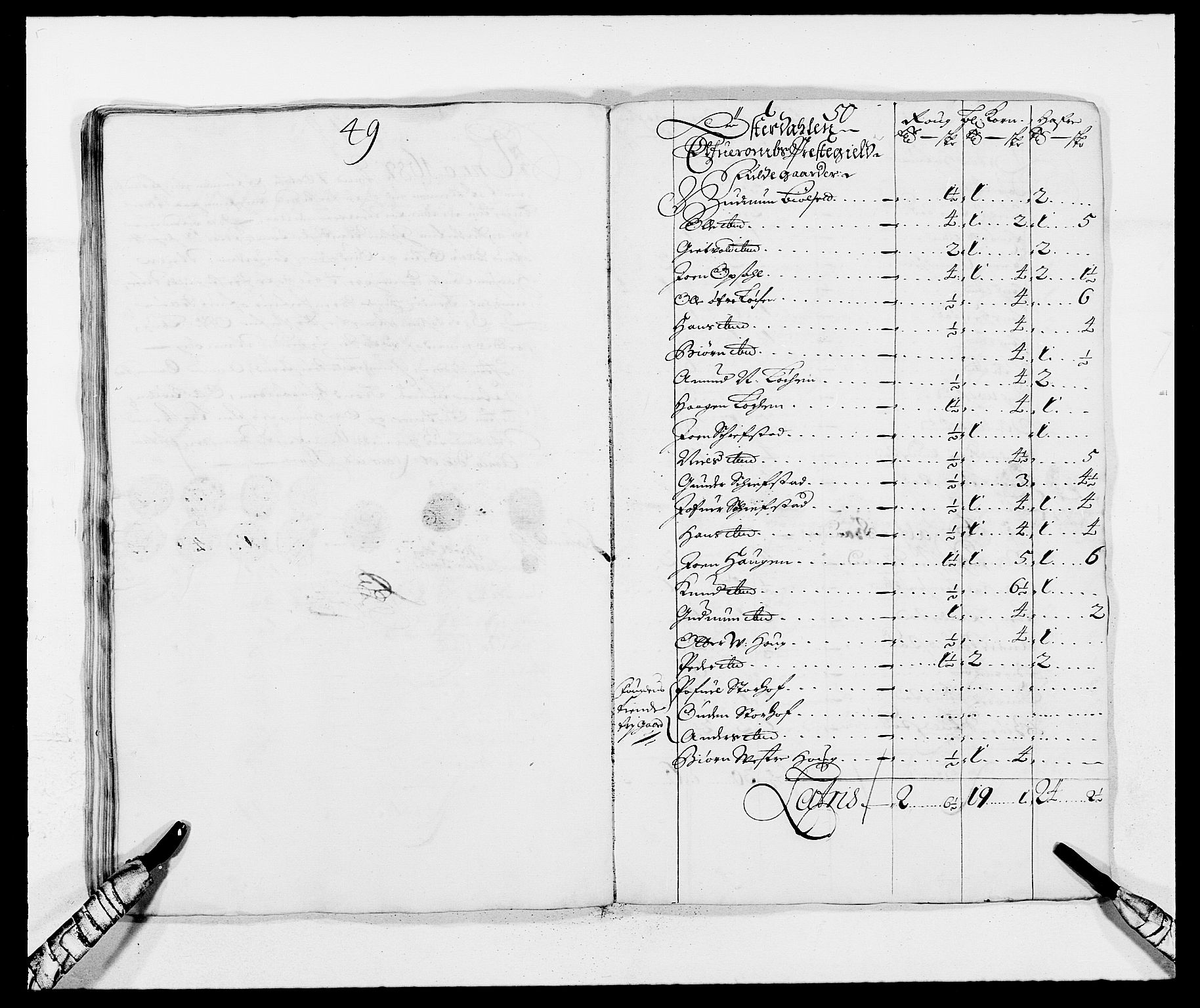 Rentekammeret inntil 1814, Reviderte regnskaper, Fogderegnskap, AV/RA-EA-4092/R13/L0827: Fogderegnskap Solør, Odal og Østerdal, 1689, s. 205