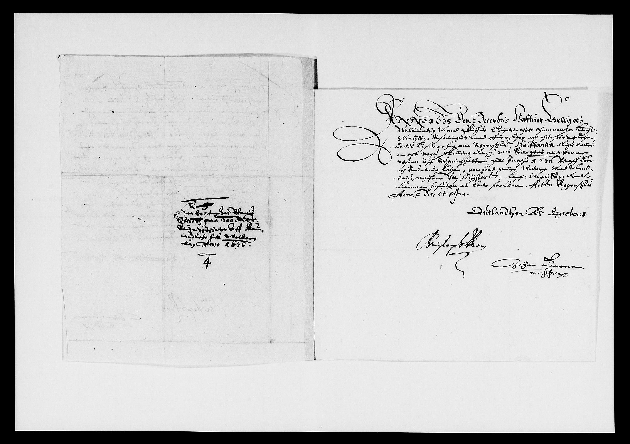 Rentekammeret inntil 1814, Reviderte regnskaper, Lensregnskaper, AV/RA-EA-5023/R/Rb/Rbl/L0006: Brunla len med Eiker len 1626-37, 1635-1638