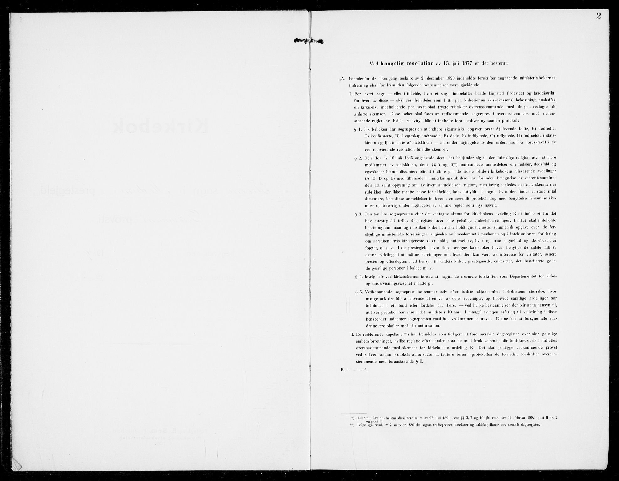 Modum kirkebøker, SAKO/A-234/G/Ga/L0009: Klokkerbok nr. I 9, 1909-1923, s. 2