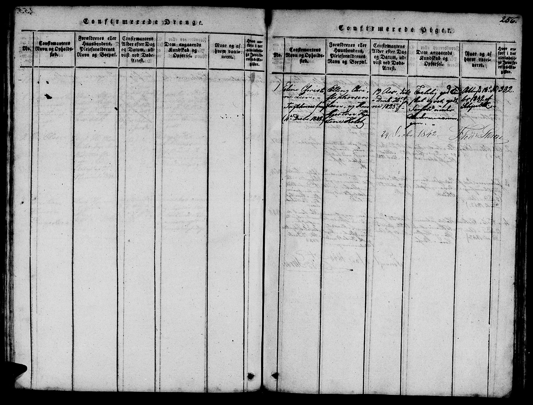 Ministerialprotokoller, klokkerbøker og fødselsregistre - Sør-Trøndelag, SAT/A-1456/623/L0478: Klokkerbok nr. 623C01, 1815-1873, s. 256