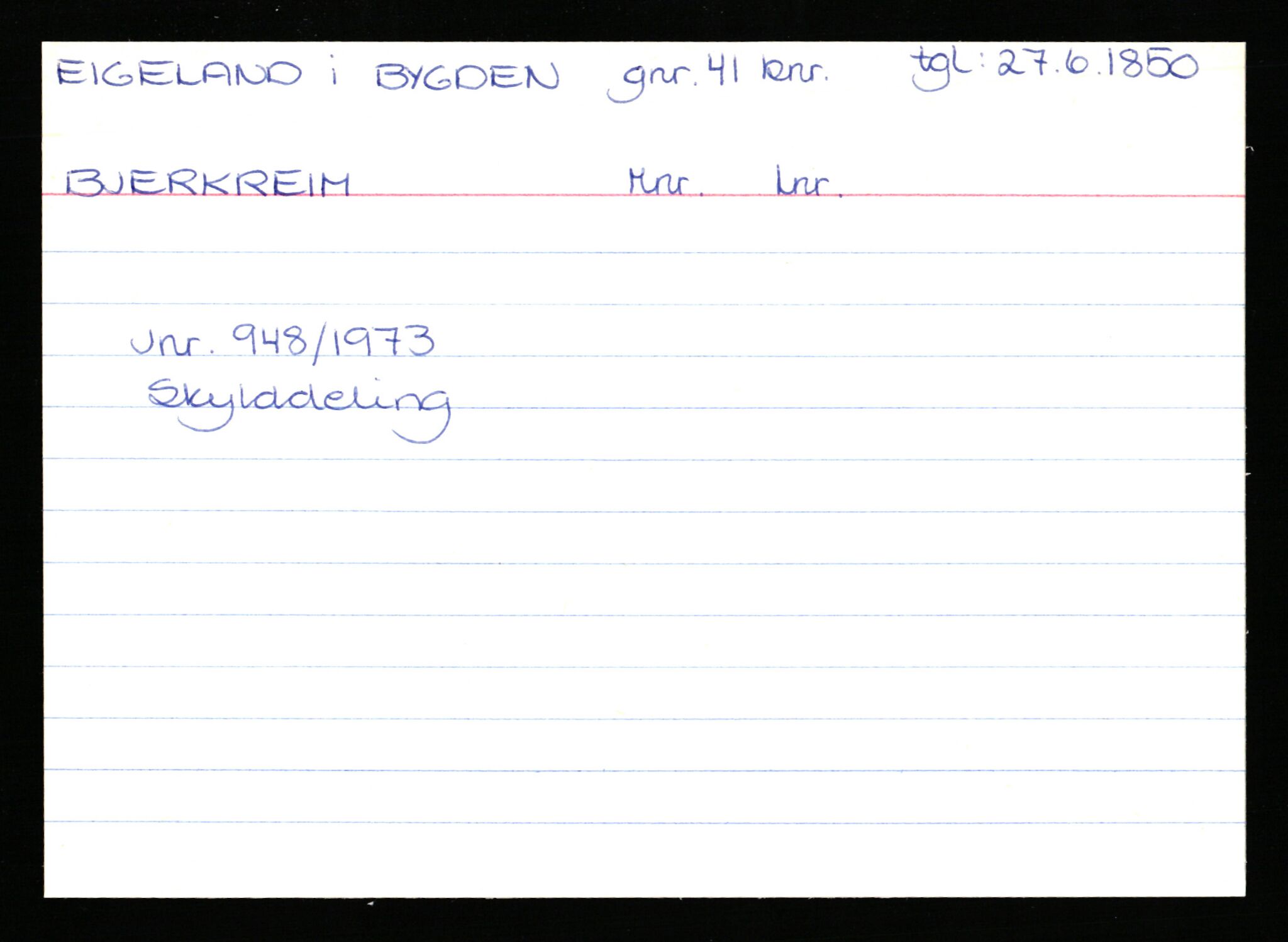 Statsarkivet i Stavanger, AV/SAST-A-101971/03/Y/Yk/L0008: Registerkort sortert etter gårdsnavn: Eig - Erlien, 1750-1930, s. 100