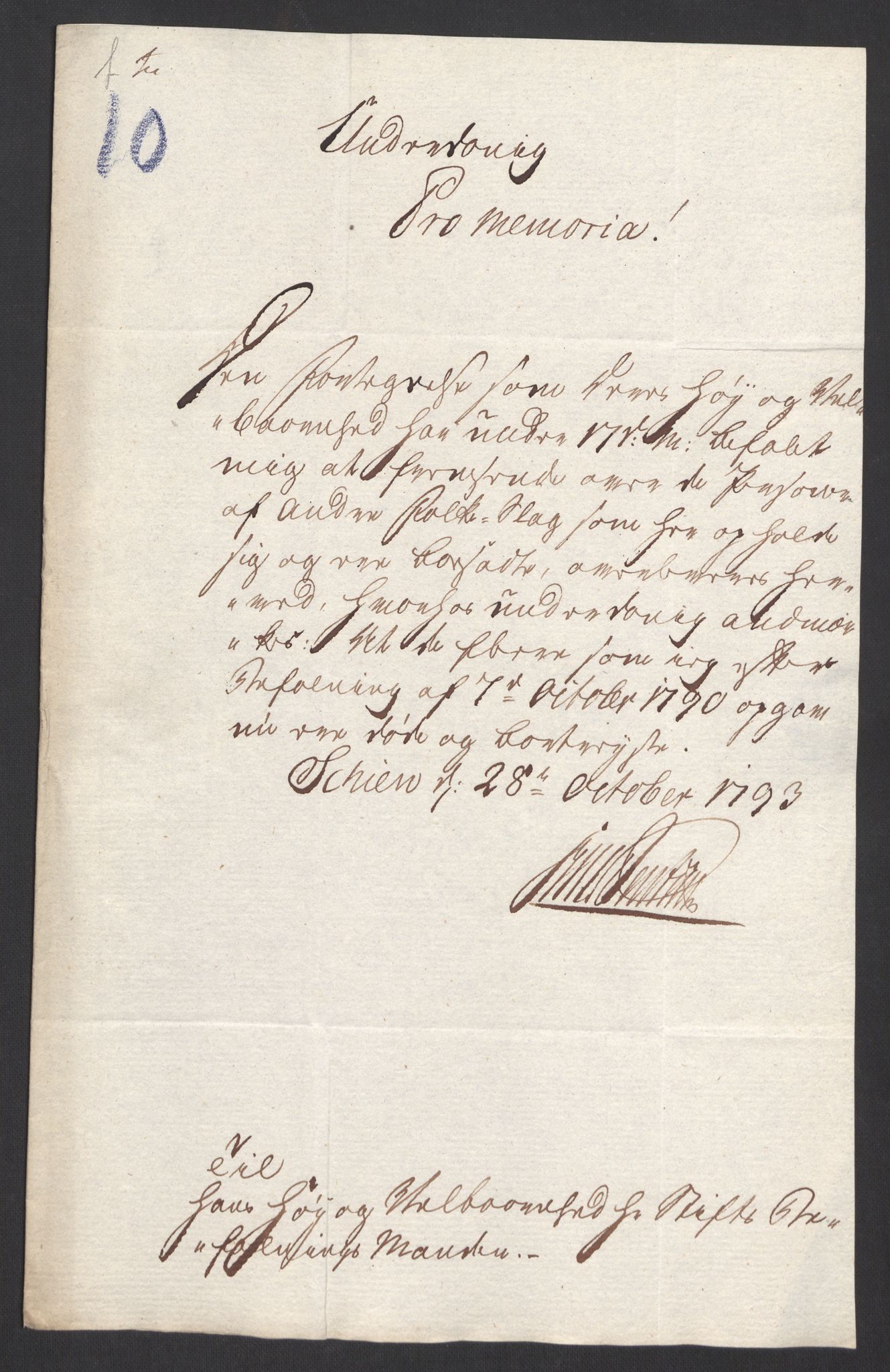 Kristiania stiftamt, AV/SAO-A-10386/G/Gc/L0005: Utlendinger i Akershus stift, 1793-1794, s. 46