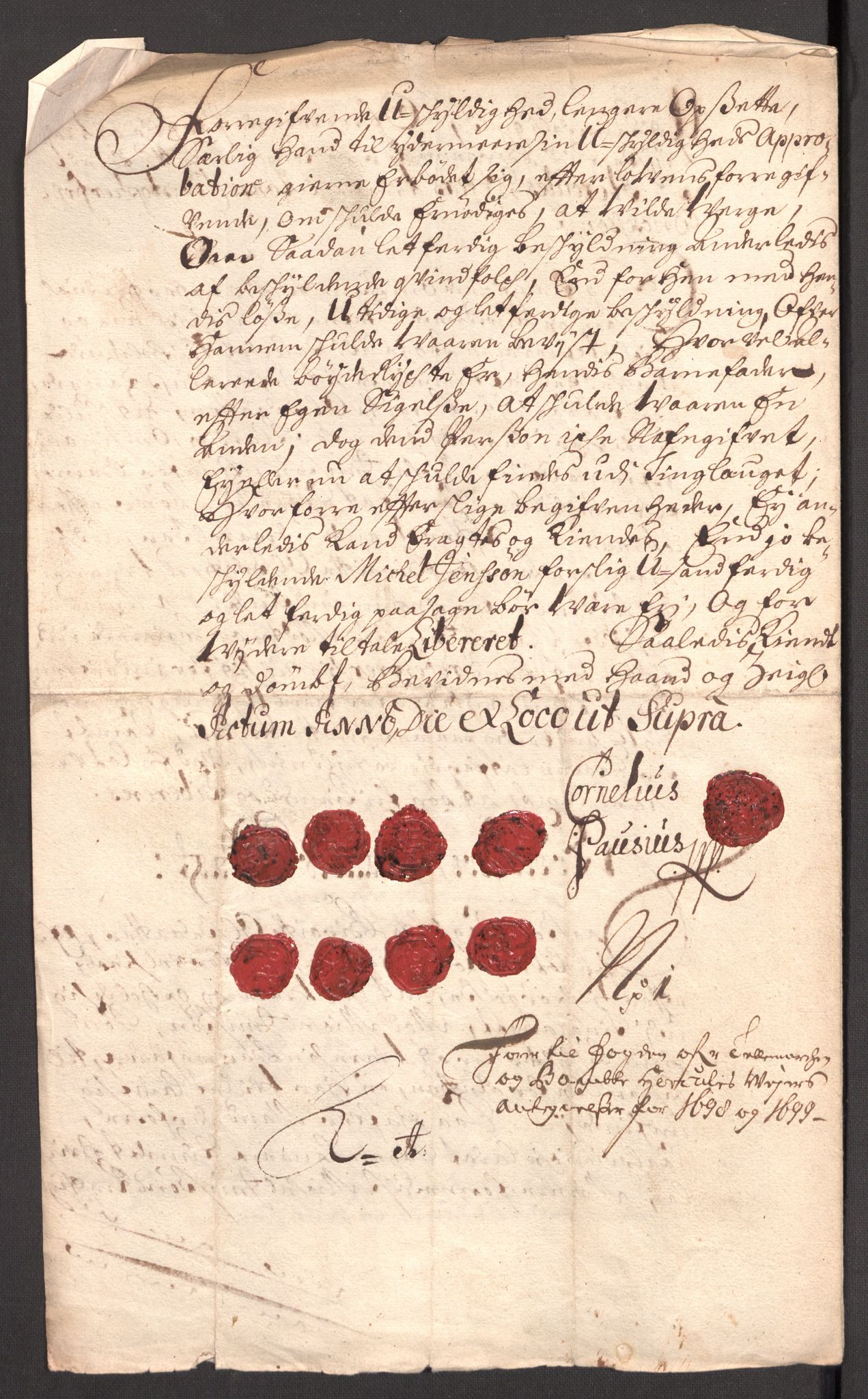 Rentekammeret inntil 1814, Reviderte regnskaper, Fogderegnskap, AV/RA-EA-4092/R36/L2102: Fogderegnskap Øvre og Nedre Telemark og Bamble, 1699, s. 92