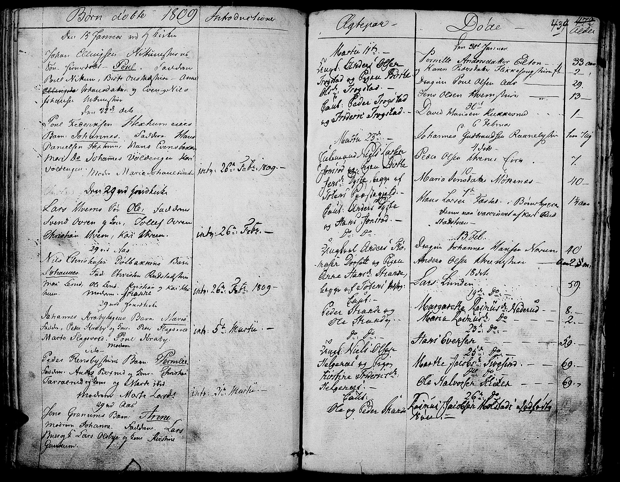 Toten prestekontor, AV/SAH-PREST-102/H/Ha/Haa/L0007: Ministerialbok nr. 7, 1794-1809, s. 434