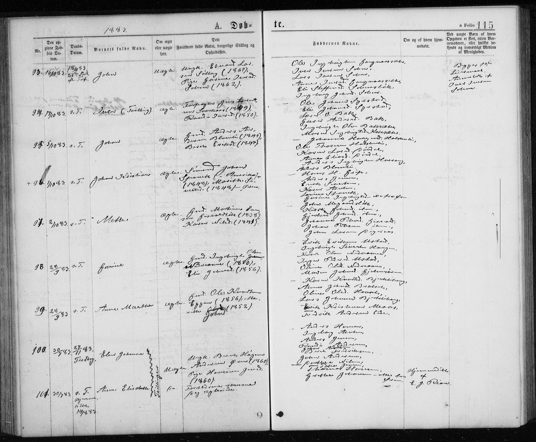 Ministerialprotokoller, klokkerbøker og fødselsregistre - Sør-Trøndelag, AV/SAT-A-1456/668/L0817: Klokkerbok nr. 668C06, 1873-1884, s. 115