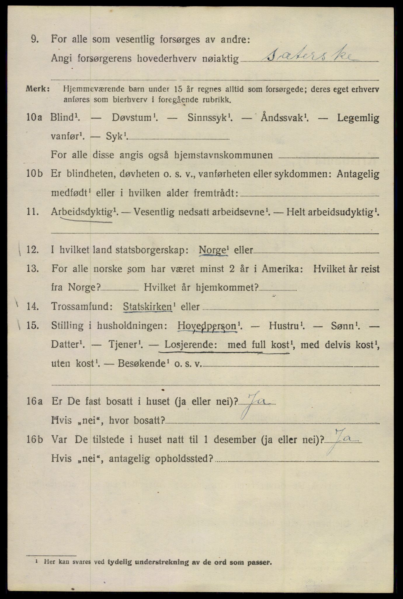 SAO, Folketelling 1920 for 0301 Kristiania kjøpstad, 1920, s. 326704