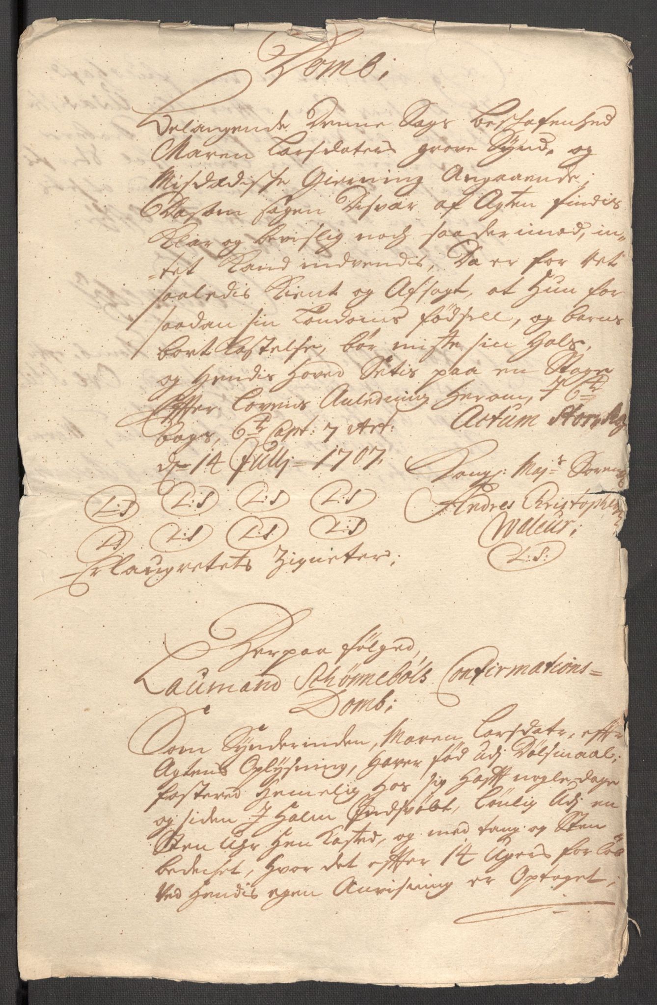 Rentekammeret inntil 1814, Reviderte regnskaper, Fogderegnskap, AV/RA-EA-4092/R68/L4756: Fogderegnskap Senja og Troms, 1705-1707, s. 397