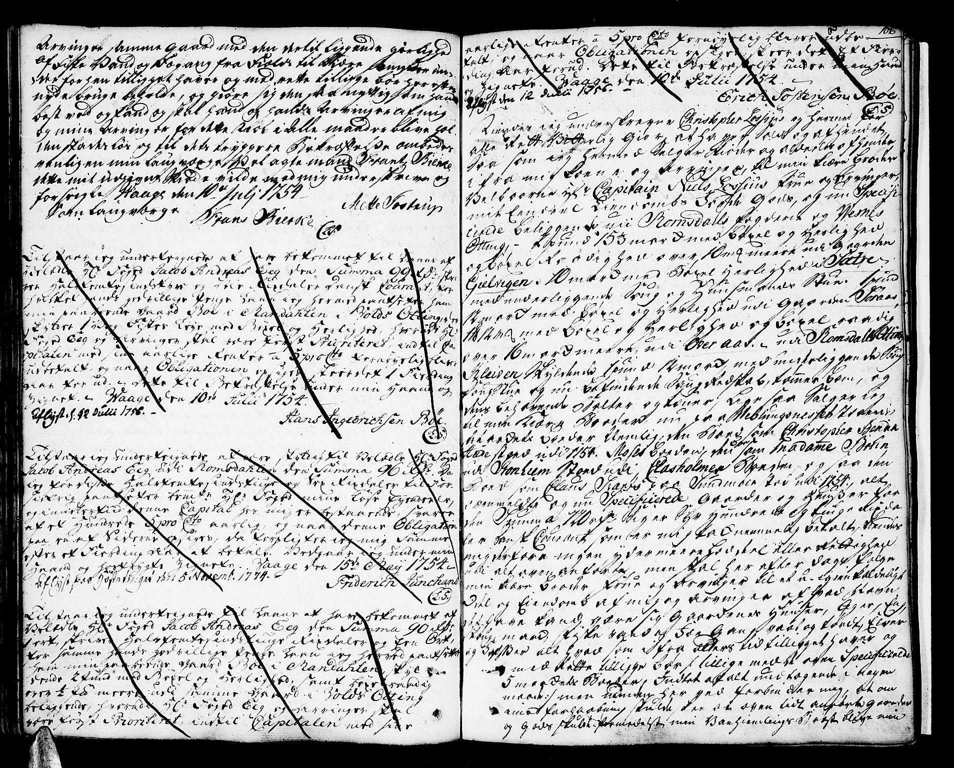 Romsdal sorenskriveri, SAT/A-4149/1/2/2C/L0003: Pantebok nr. 3, 1747-1767, s. 106