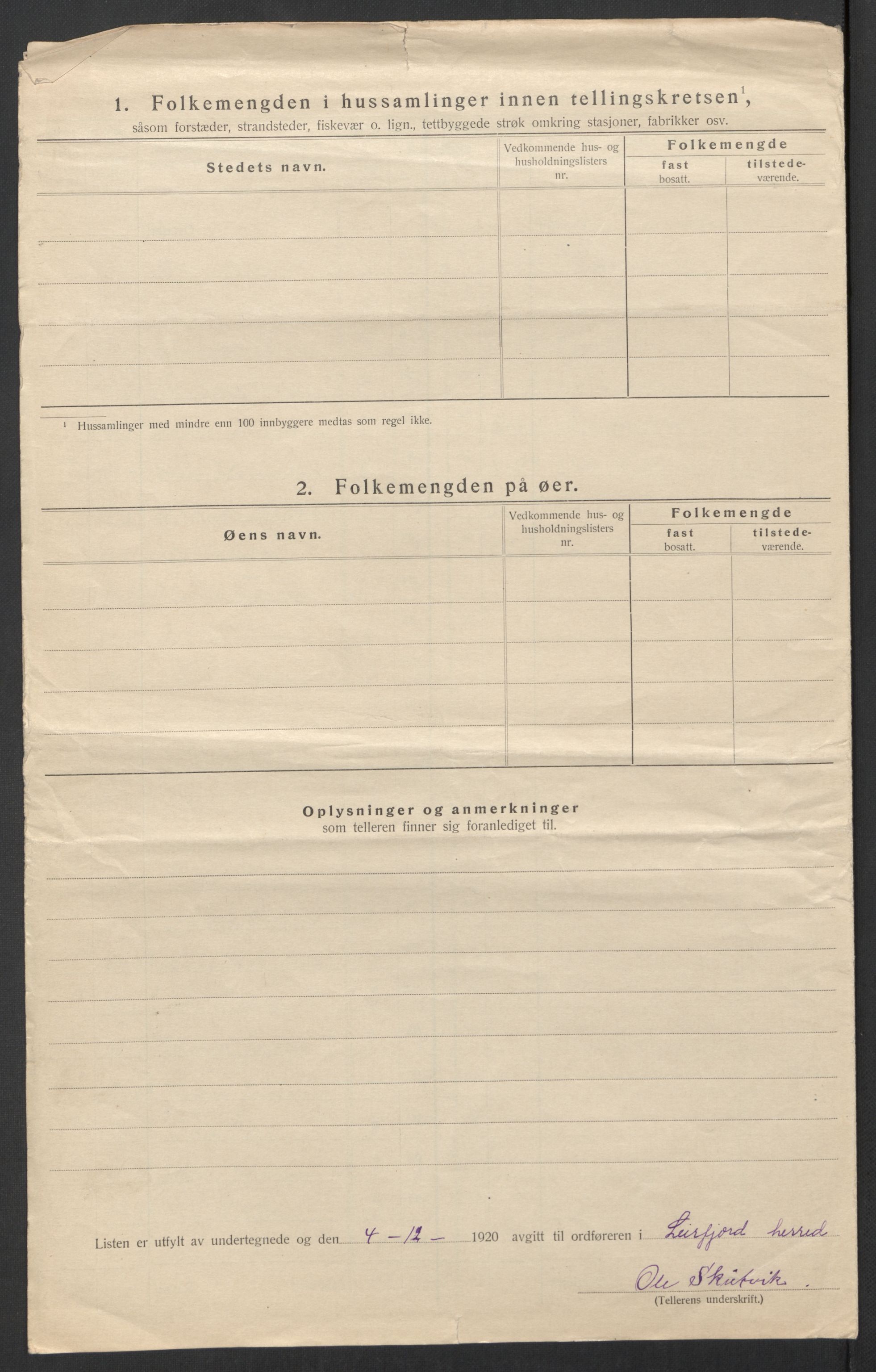 SAT, Folketelling 1920 for 1822 Leirfjord herred, 1920, s. 16