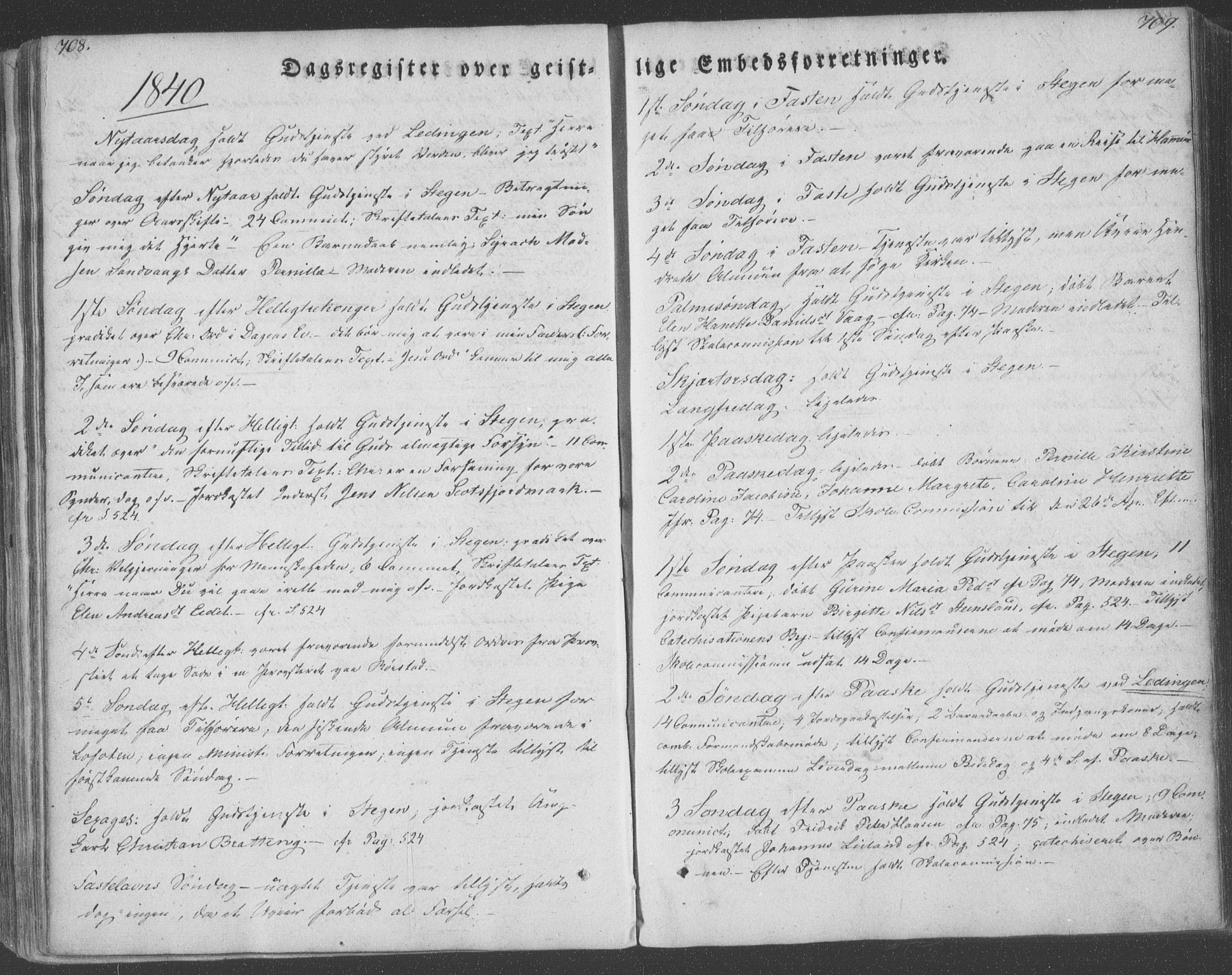 Ministerialprotokoller, klokkerbøker og fødselsregistre - Nordland, AV/SAT-A-1459/855/L0799: Ministerialbok nr. 855A07, 1834-1852, s. 708-709