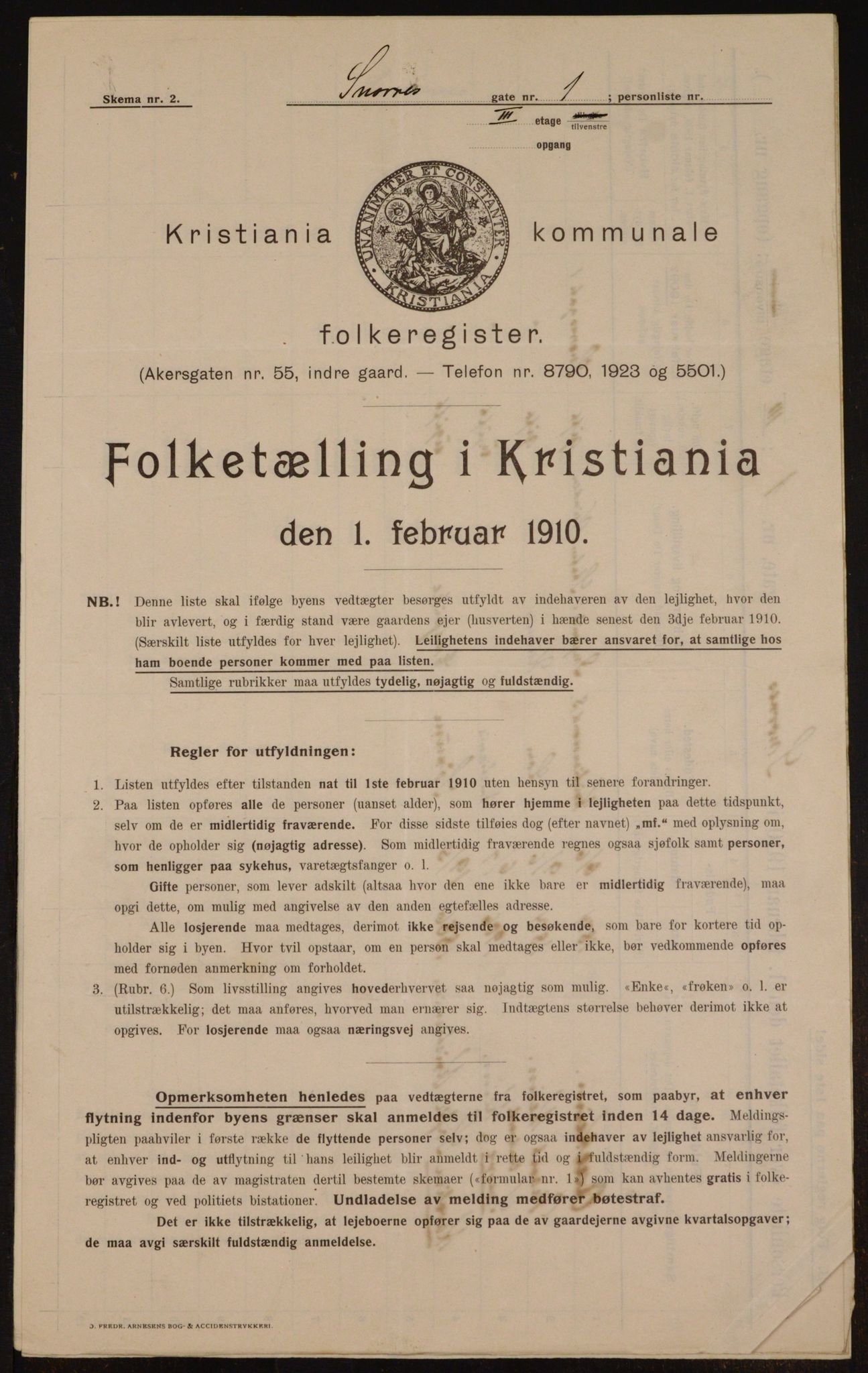 OBA, Kommunal folketelling 1.2.1910 for Kristiania, 1910, s. 93502