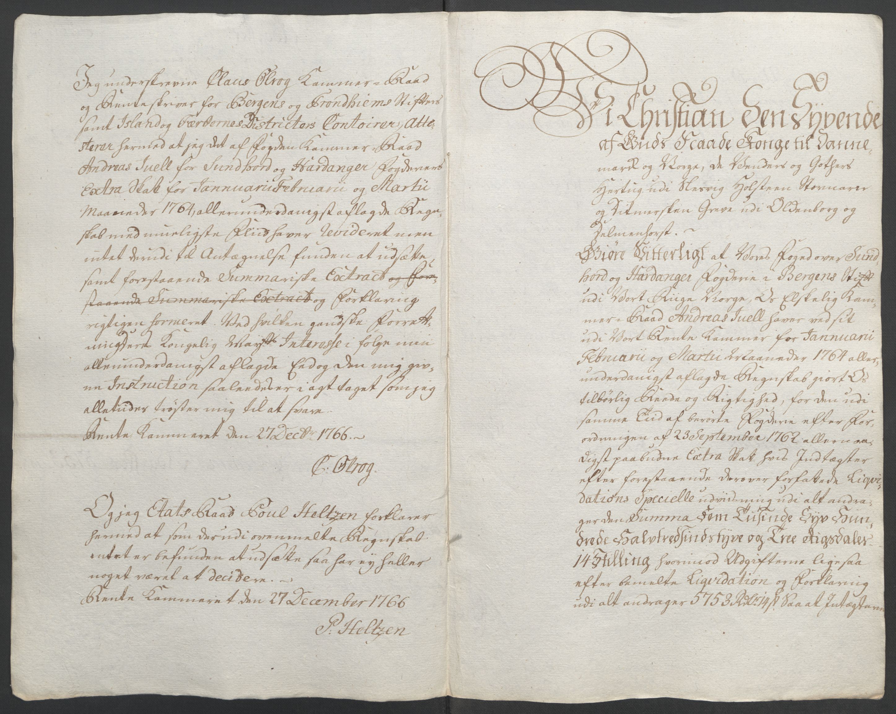 Rentekammeret inntil 1814, Reviderte regnskaper, Fogderegnskap, AV/RA-EA-4092/R48/L3136: Ekstraskatten Sunnhordland og Hardanger, 1762-1772, s. 62
