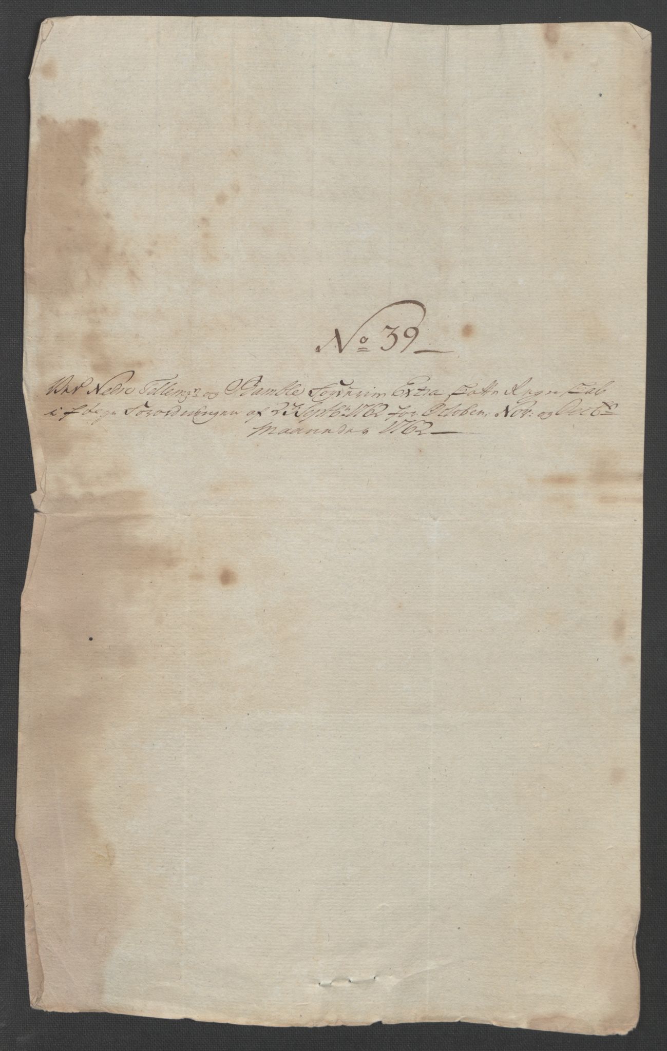 Rentekammeret inntil 1814, Reviderte regnskaper, Fogderegnskap, RA/EA-4092/R37/L2239: Ekstraskatten Nedre Telemark og Bamble, 1762-1763, s. 340