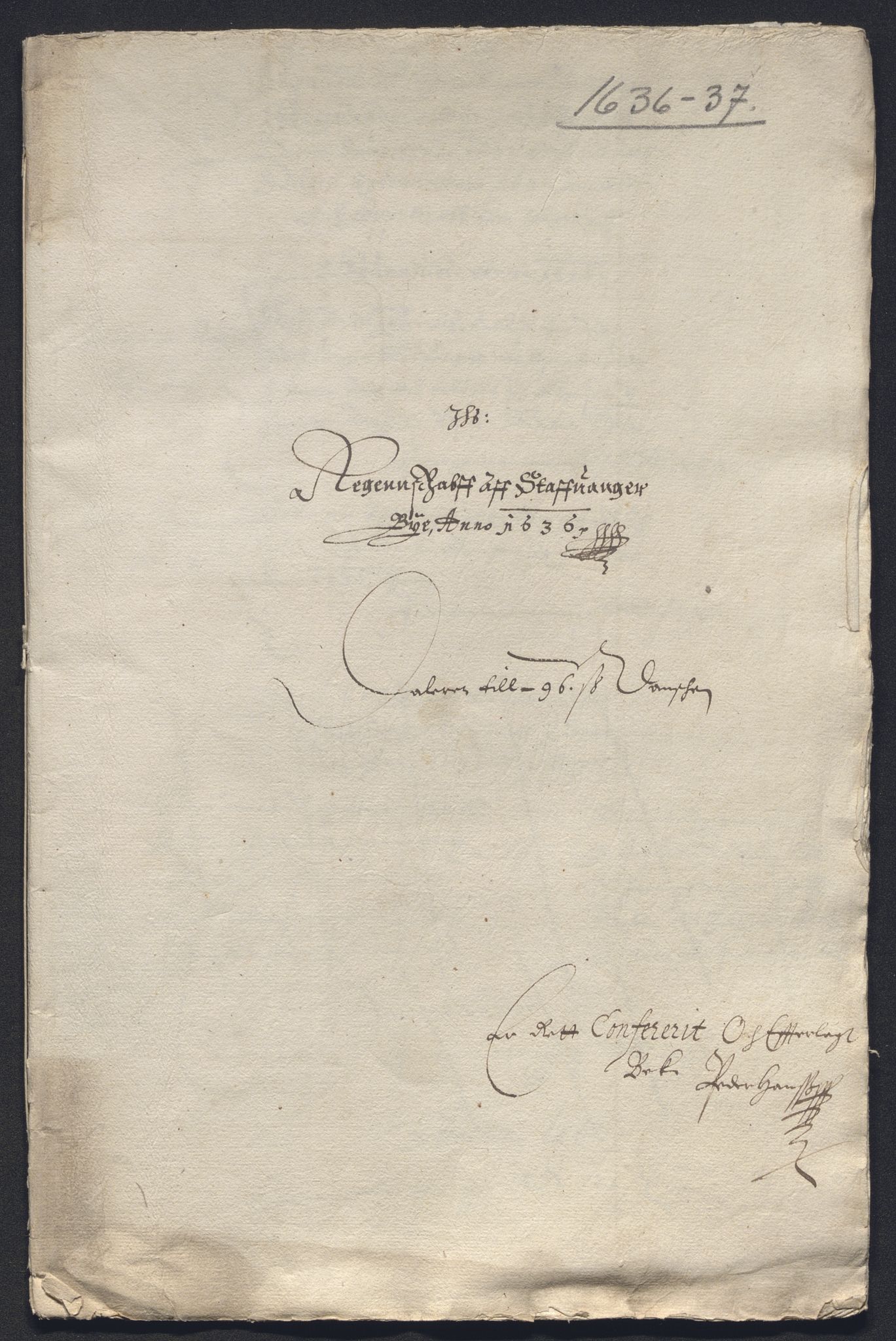 Rentekammeret inntil 1814, Reviderte regnskaper, Byregnskaper, RA/EA-4066/R/Ro/L0298: [O1] By- og kontribusjonsregnskap, 1624-1639, s. 155