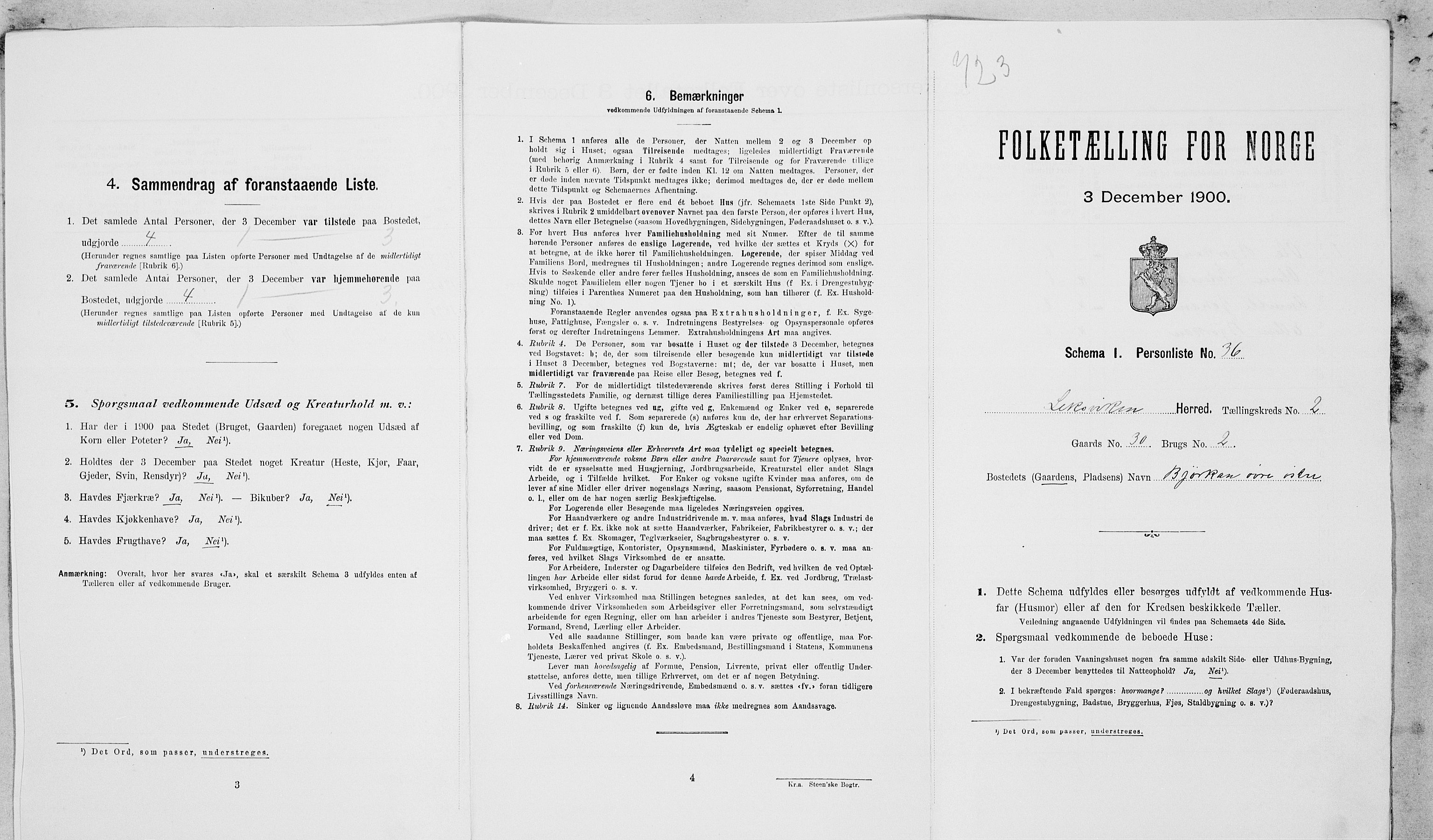 SAT, Folketelling 1900 for 1718 Leksvik herred, 1900, s. 230