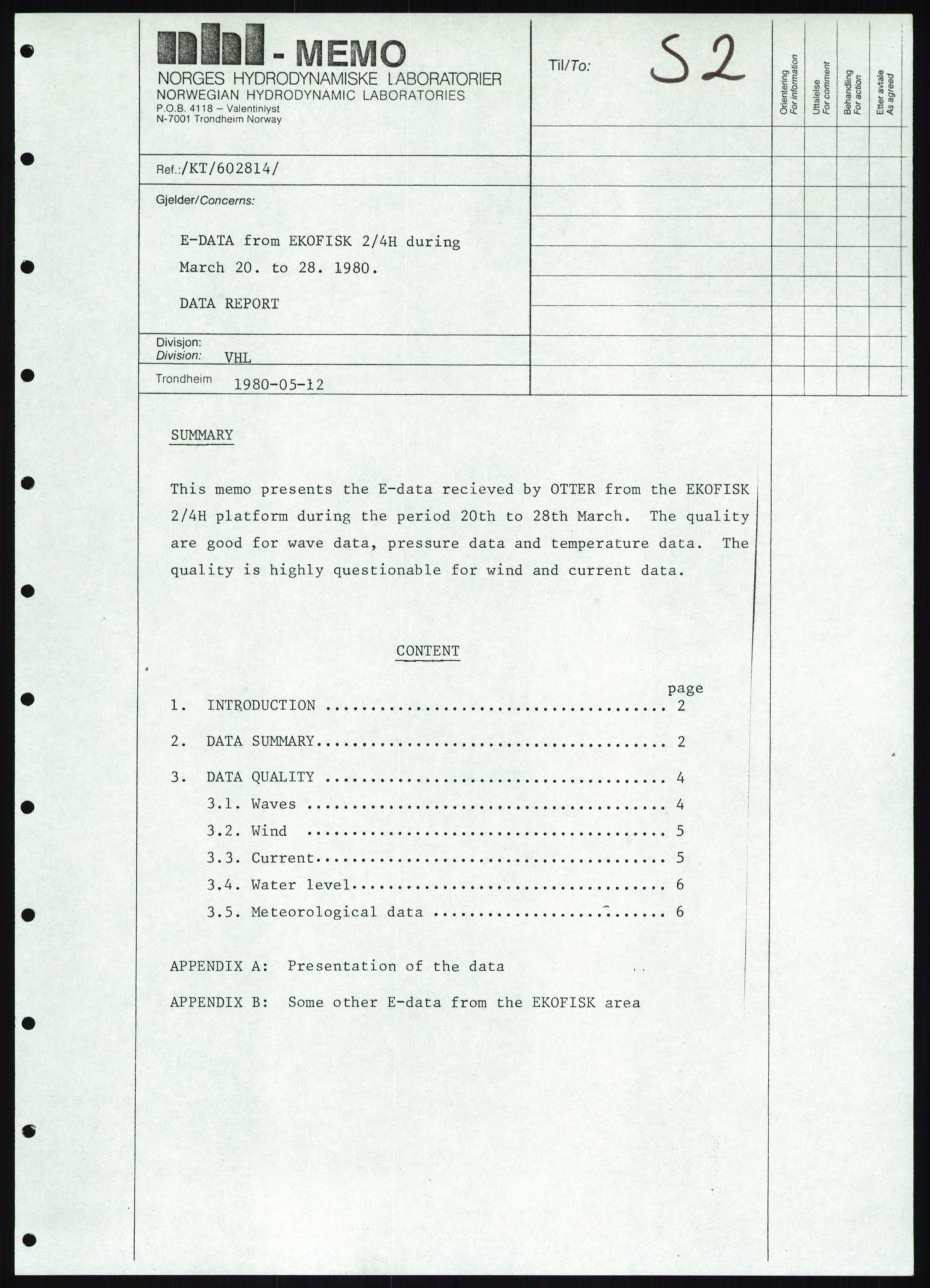Justisdepartementet, Granskningskommisjonen ved Alexander Kielland-ulykken 27.3.1980, AV/RA-S-1165/D/L0019: S Værforhold (Doku.liste + S1-S5 av 5)/ T (T1-T2)/ U Stabilitet (Doku.liste + U1-U5 av 5), 1980-1981, s. 28