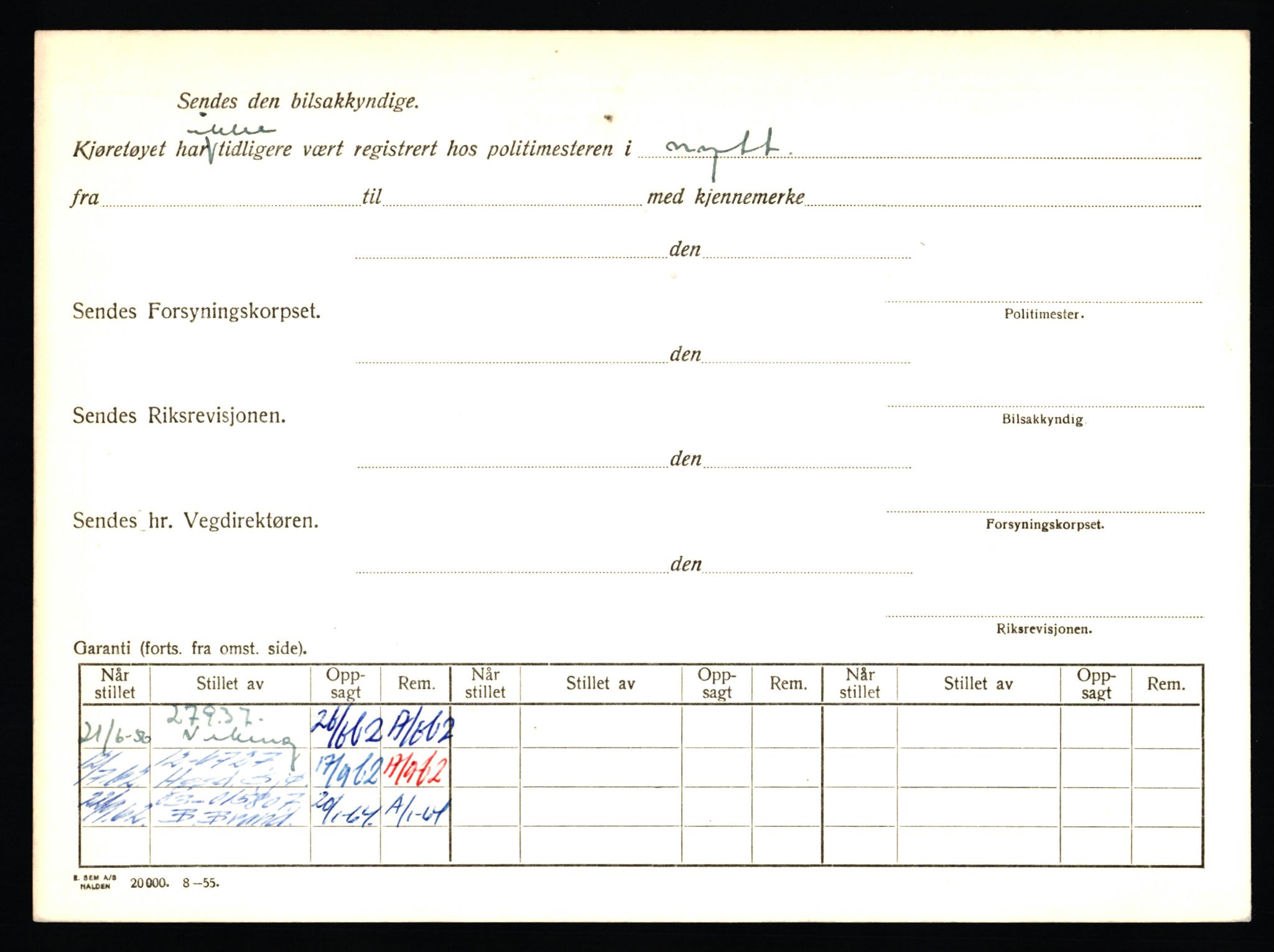 Stavanger trafikkstasjon, SAST/A-101942/0/F/L0044: L-26300 - L-26999, 1930-1971, s. 298