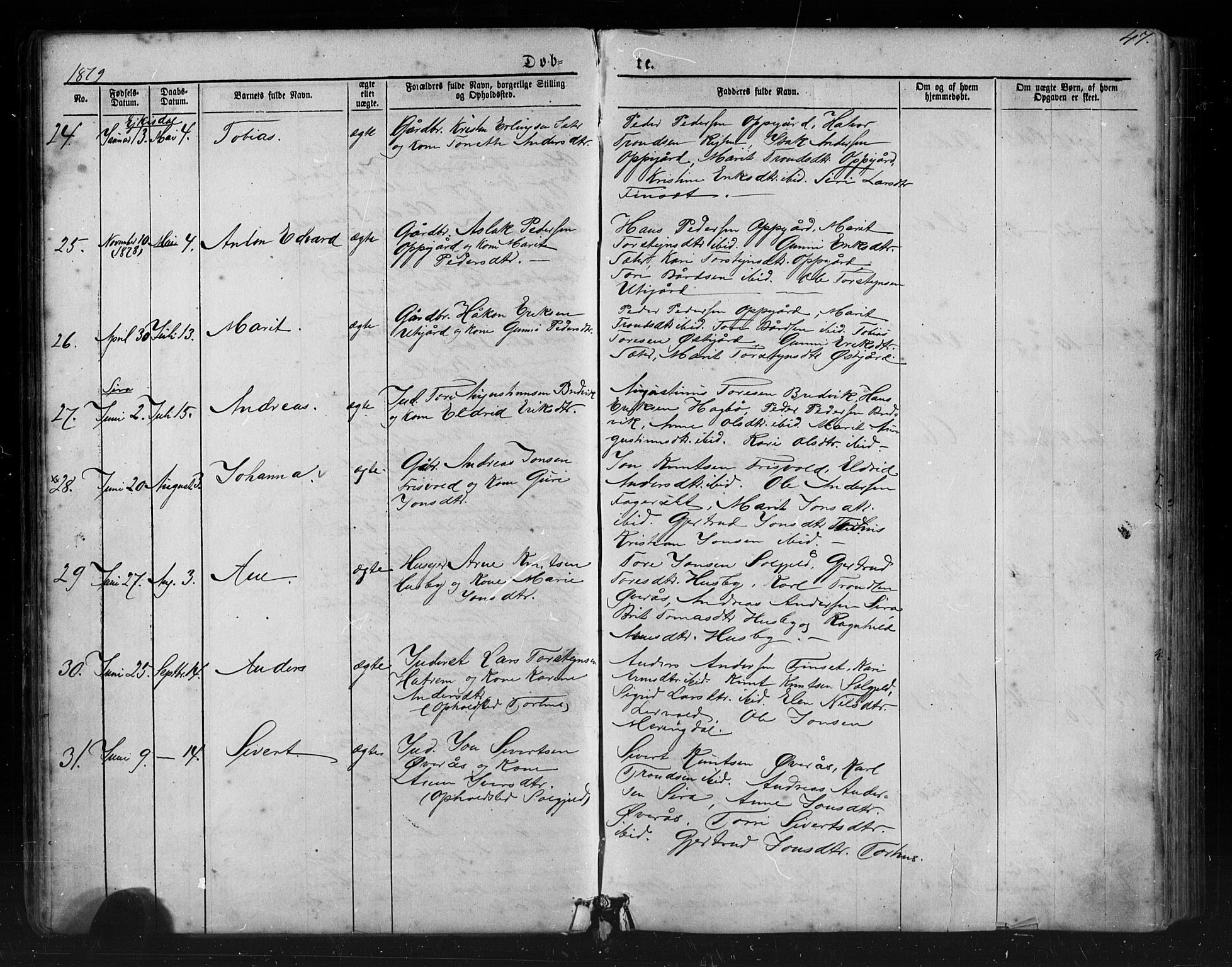 Ministerialprotokoller, klokkerbøker og fødselsregistre - Møre og Romsdal, AV/SAT-A-1454/552/L0638: Klokkerbok nr. 552C01, 1867-1902, s. 47