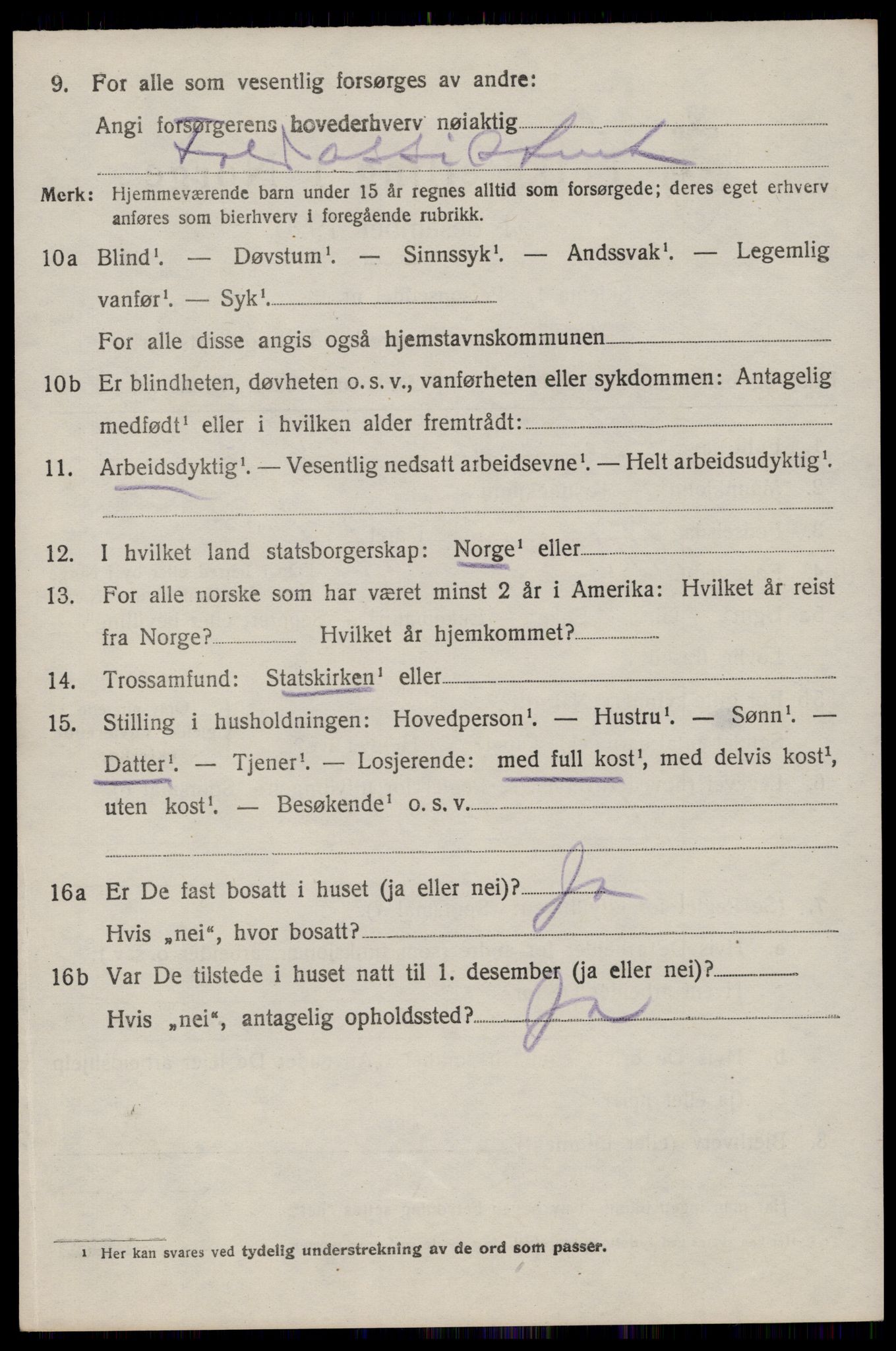 SAST, Folketelling 1920 for 1153 Skåre herred, 1920, s. 2789