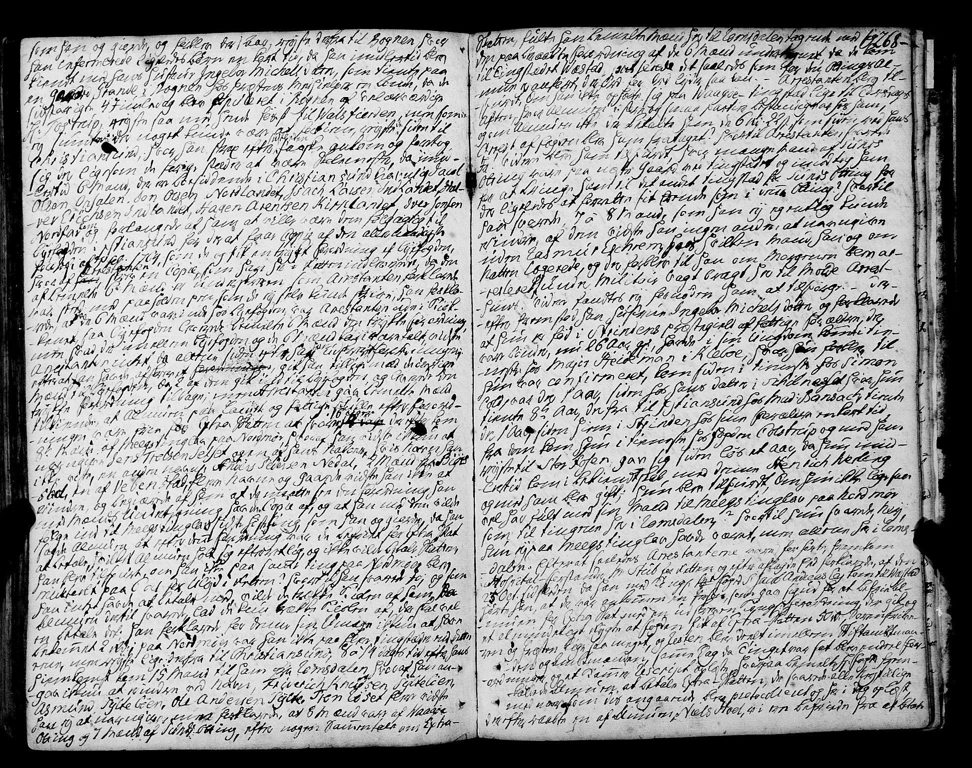 Romsdal sorenskriveri, SAT/A-4149/1/1/1A/L0014: Tingbok, 1757-1765, s. 268