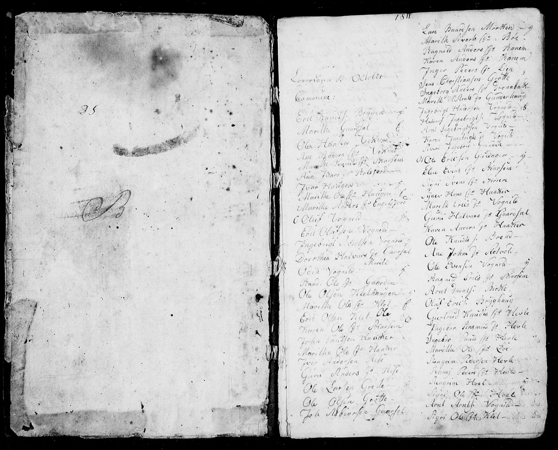 Ministerialprotokoller, klokkerbøker og fødselsregistre - Sør-Trøndelag, AV/SAT-A-1456/678/L0912: Klokkerbok nr. 678C01, 1811-1824