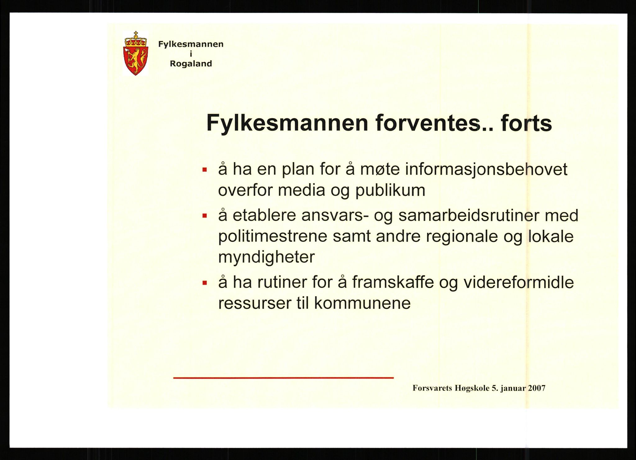 Pa 0436 - Tora Aasland, AV/SAST-A-102572/E/Ea/L0029: Fylkesmann i Rogaland/Alternativ framtid, 1984-2013, s. 9