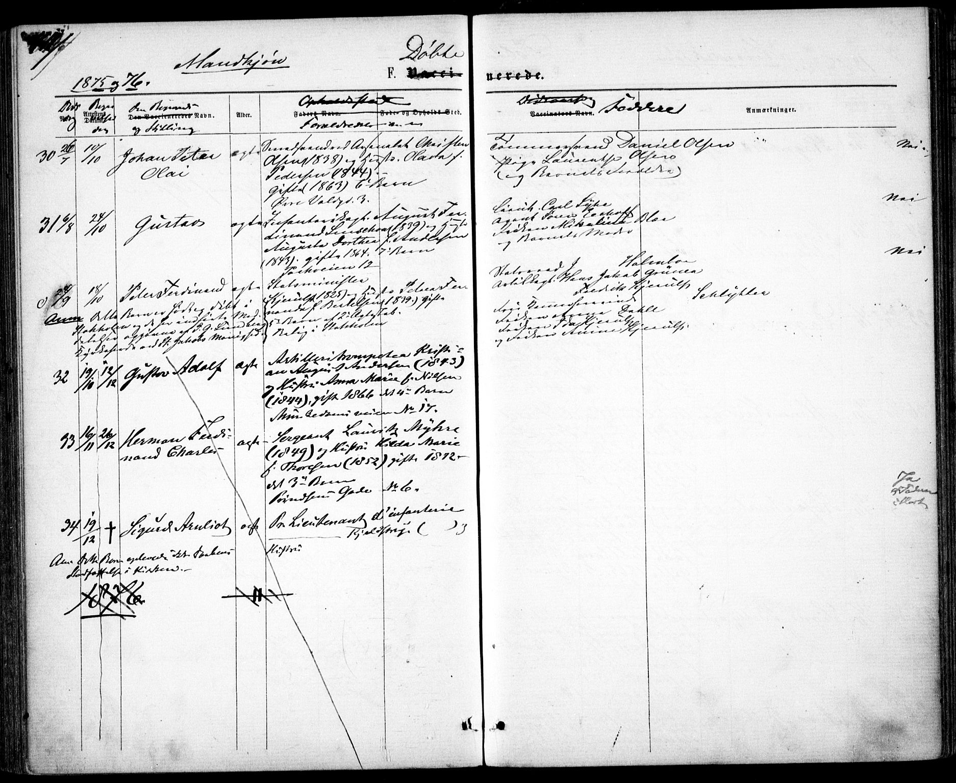 Garnisonsmenigheten Kirkebøker, AV/SAO-A-10846/G/Ga/L0006: Klokkerbok nr. 6, 1860-1880, s. 414