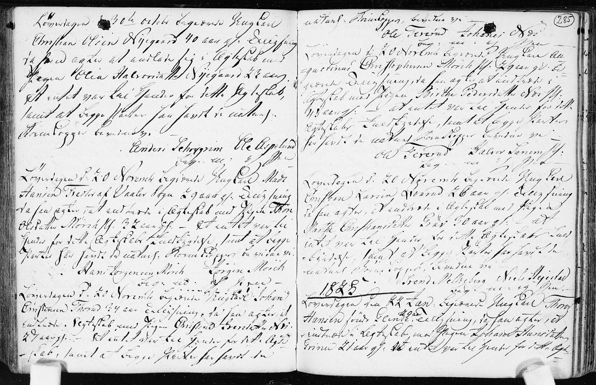 Spydeberg prestekontor Kirkebøker, SAO/A-10924/F/Fa/L0003: Ministerialbok nr. I 3, 1778-1814, s. 285