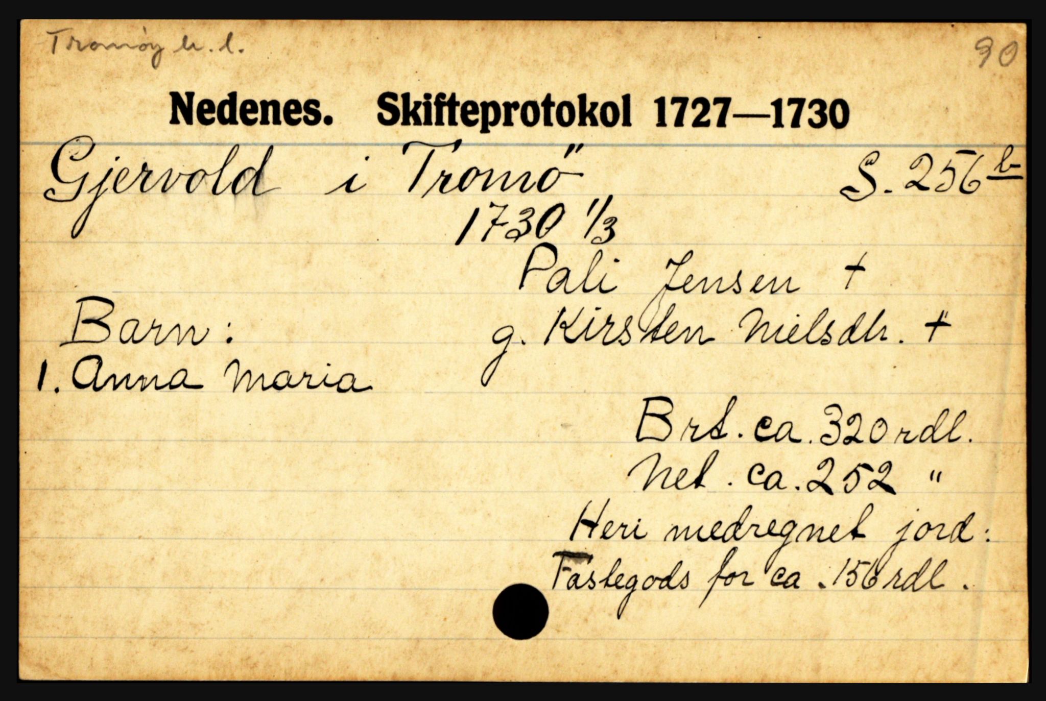 Nedenes sorenskriveri før 1824, AV/SAK-1221-0007/H, s. 9129