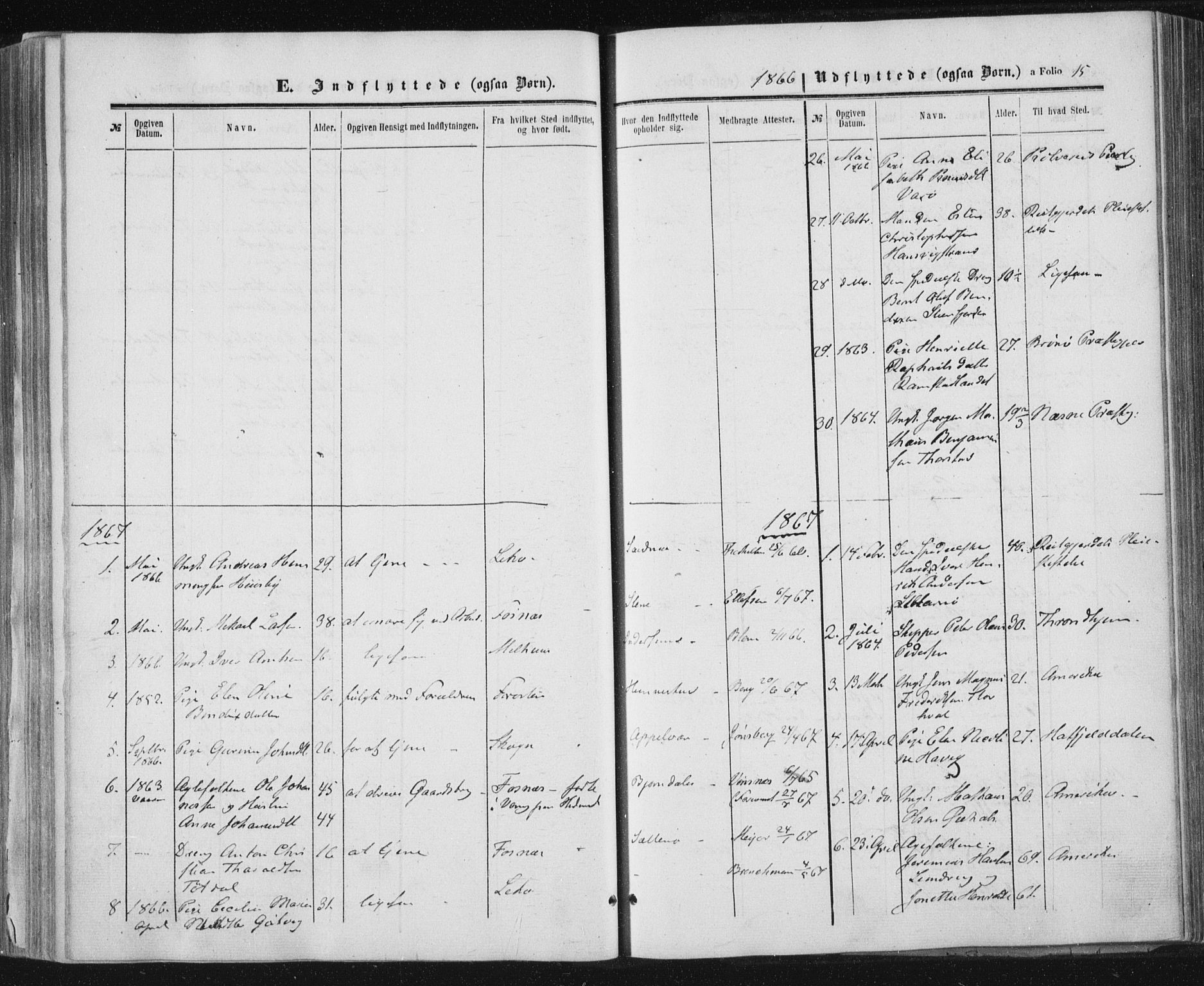 Ministerialprotokoller, klokkerbøker og fødselsregistre - Nord-Trøndelag, SAT/A-1458/784/L0670: Ministerialbok nr. 784A05, 1860-1876, s. 15