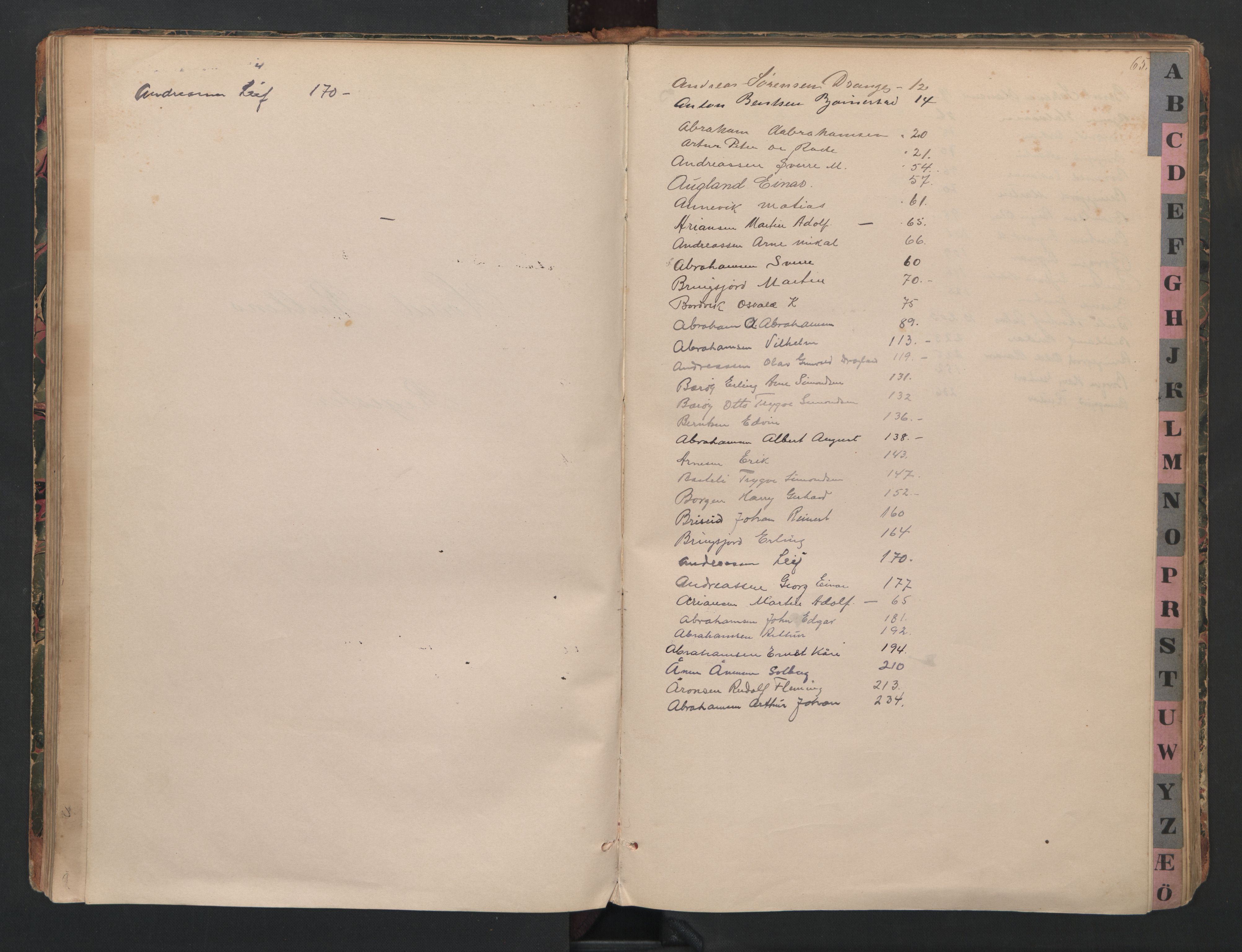 Farsund mønstringskrets, SAK/2031-0017/F/Fb/L0024: Hovedrulle B nr 1-192 med register, annotasjonsrulle B nr 1-2, Z-16, 1884-1945, s. 17