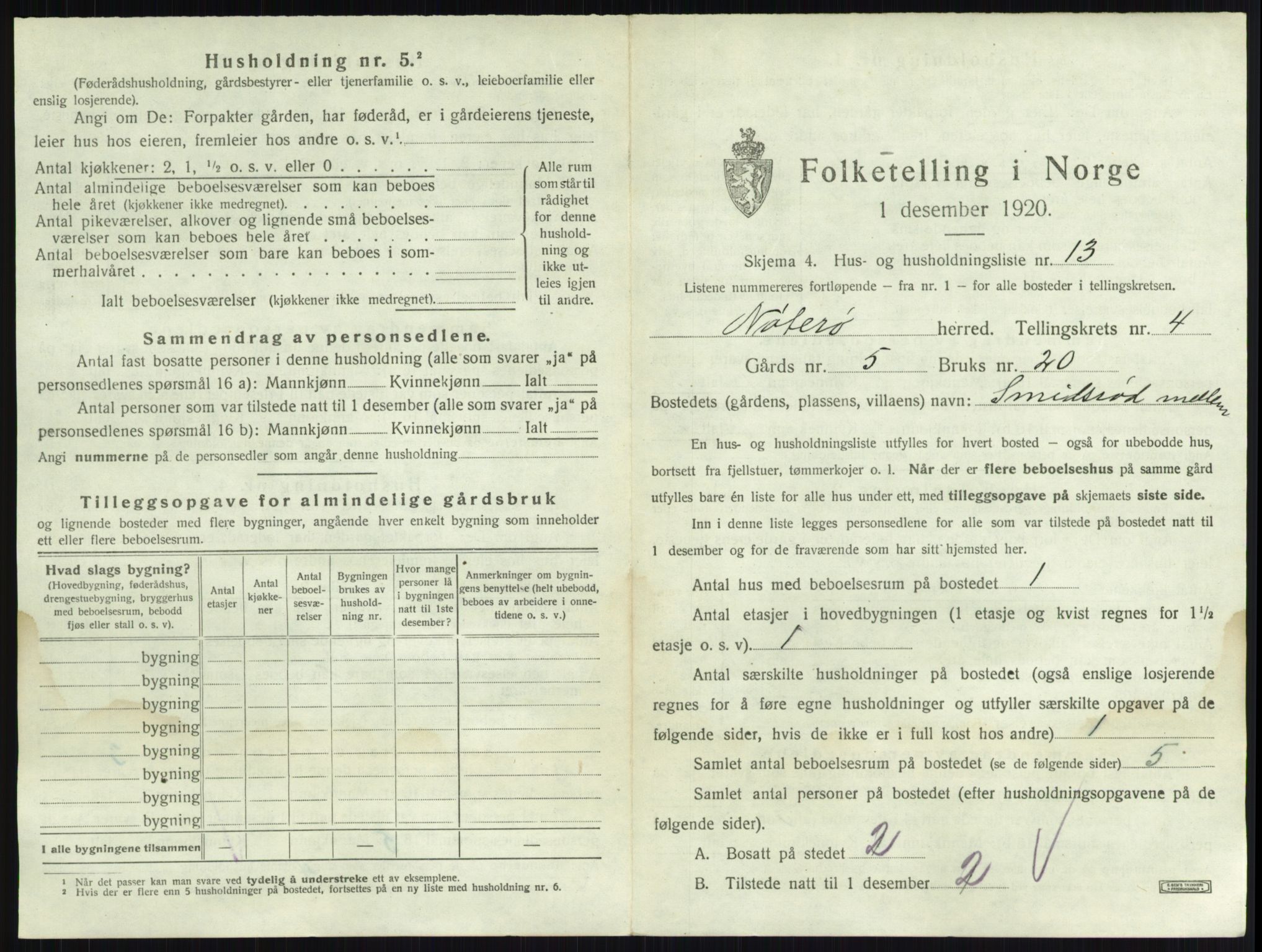 SAKO, Folketelling 1920 for 0722 Nøtterøy herred, 1920, s. 719