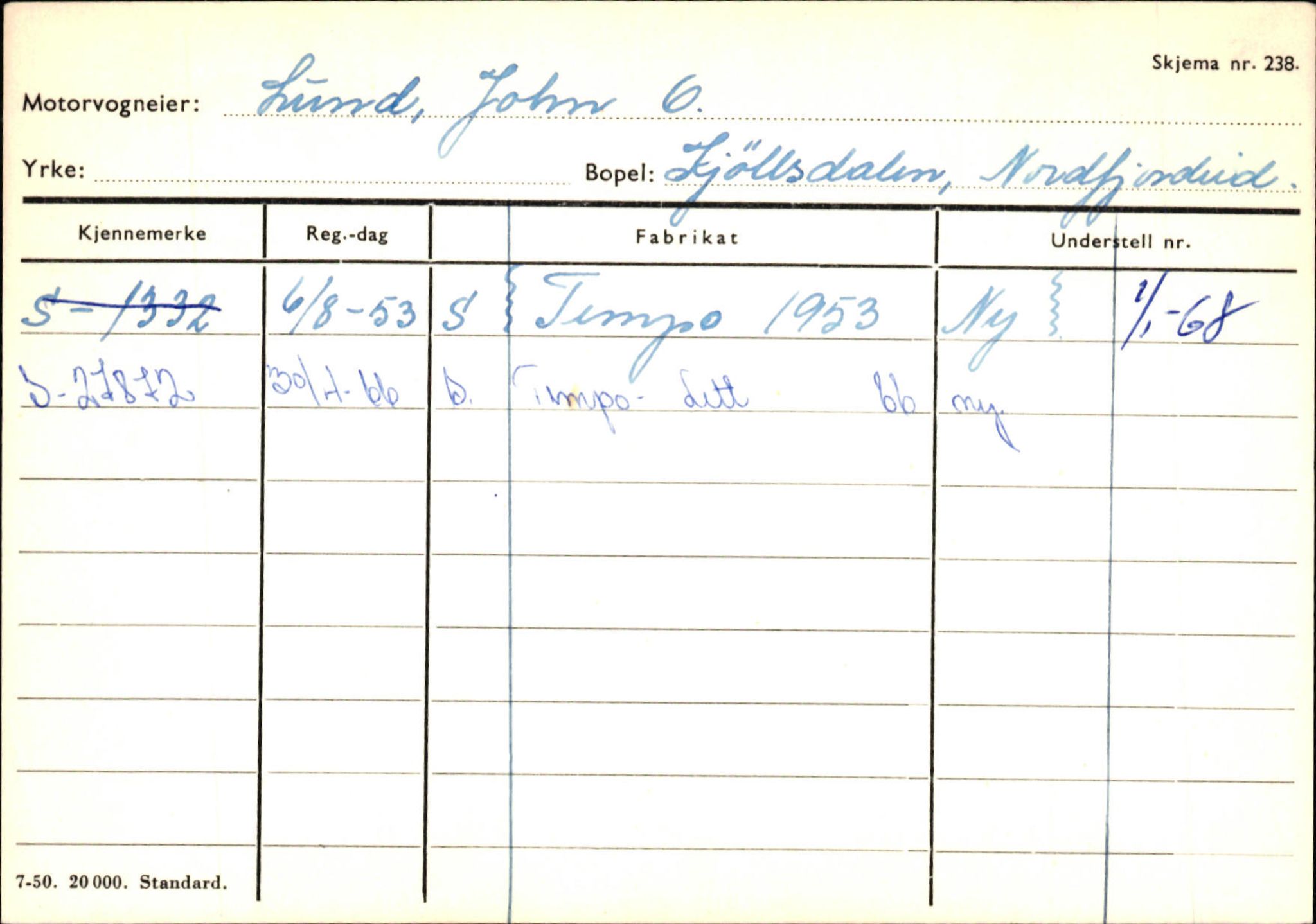 Statens vegvesen, Sogn og Fjordane vegkontor, SAB/A-5301/4/F/L0129: Eigarregistrer Eid A-S, 1945-1975, s. 1519