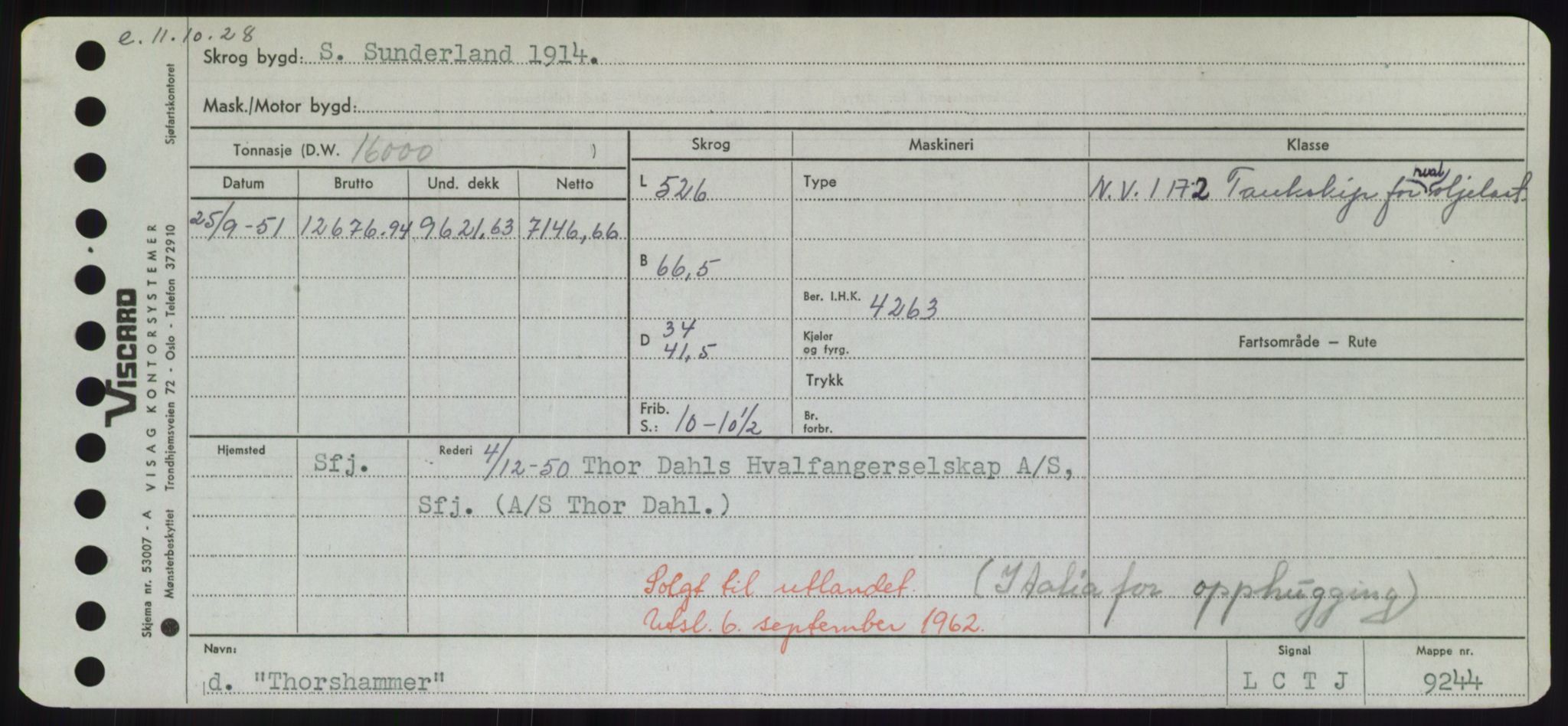 Sjøfartsdirektoratet med forløpere, Skipsmålingen, RA/S-1627/H/Hd/L0038: Fartøy, T-Th, s. 743