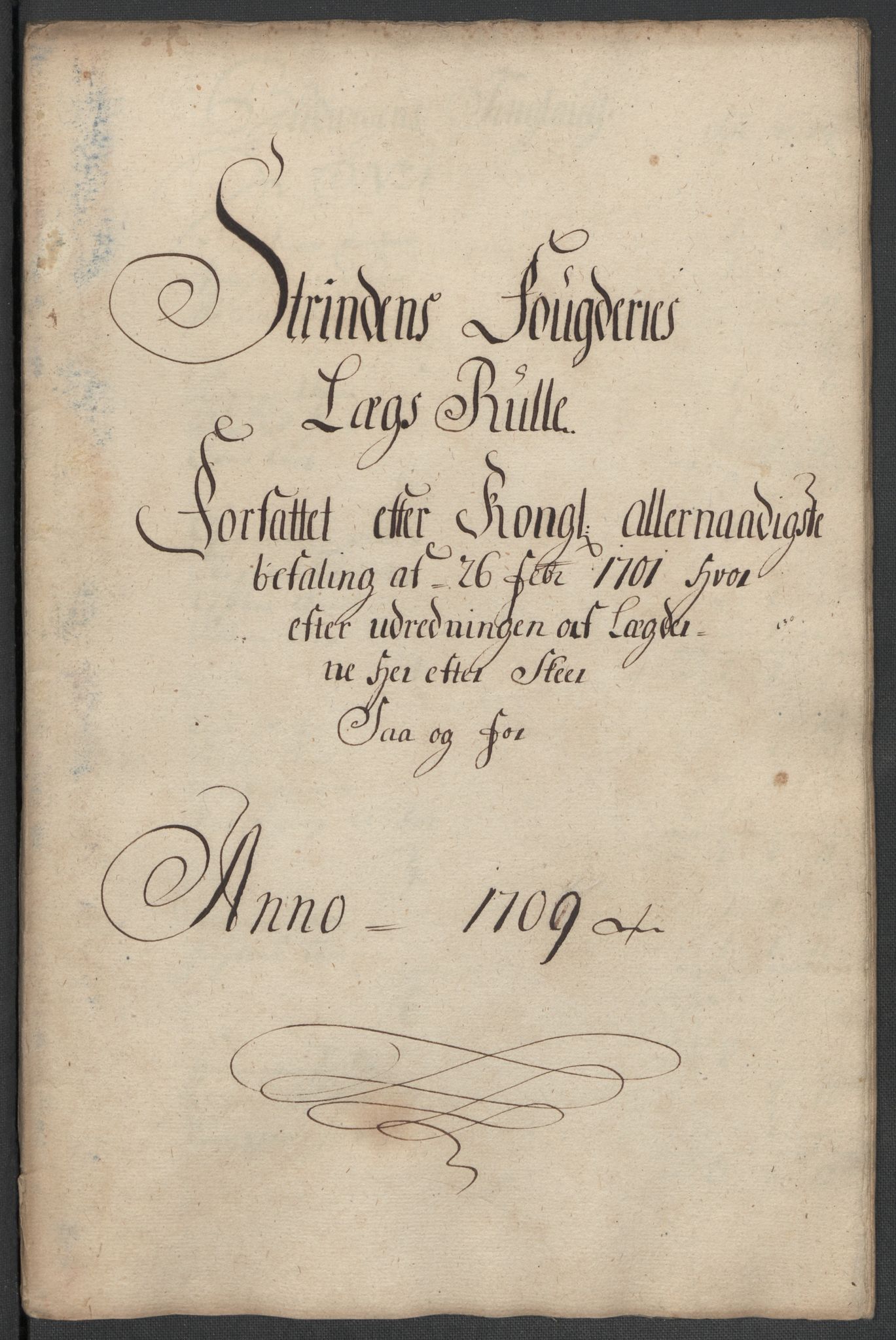 Rentekammeret inntil 1814, Reviderte regnskaper, Fogderegnskap, RA/EA-4092/R61/L4111: Fogderegnskap Strinda og Selbu, 1709-1710, s. 60