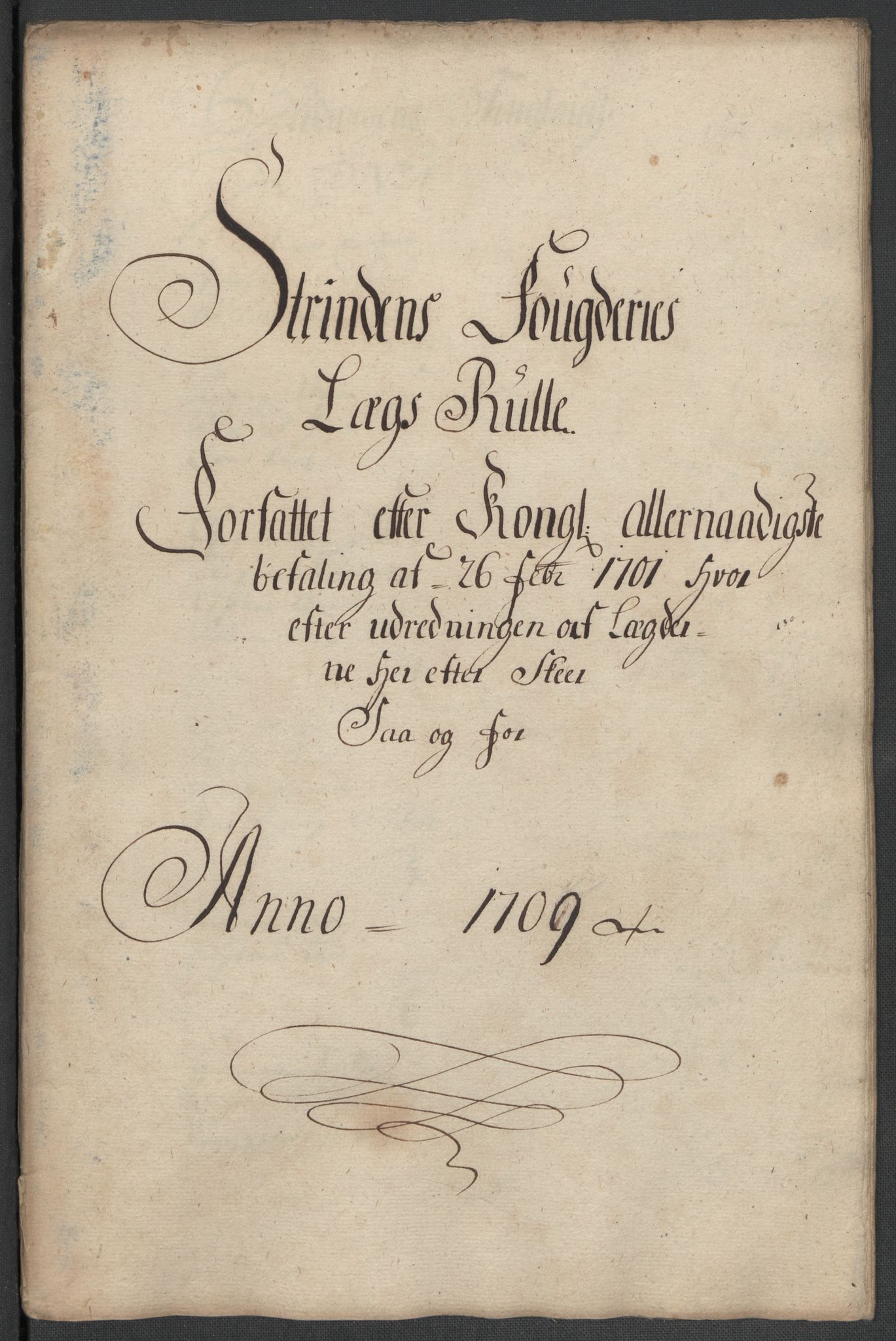 Rentekammeret inntil 1814, Reviderte regnskaper, Fogderegnskap, AV/RA-EA-4092/R61/L4111: Fogderegnskap Strinda og Selbu, 1709-1710, s. 60