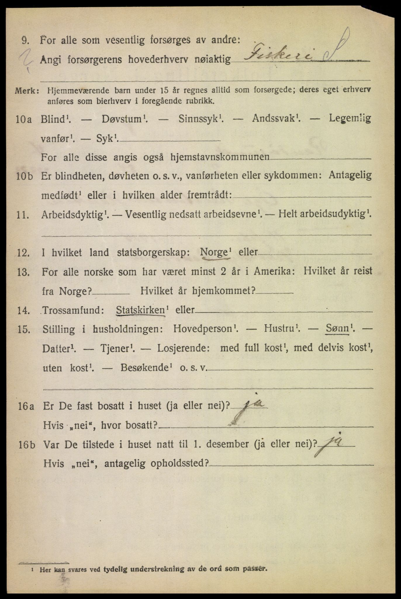 SAK, Folketelling 1920 for 1011 Randesund herred, 1920, s. 1811