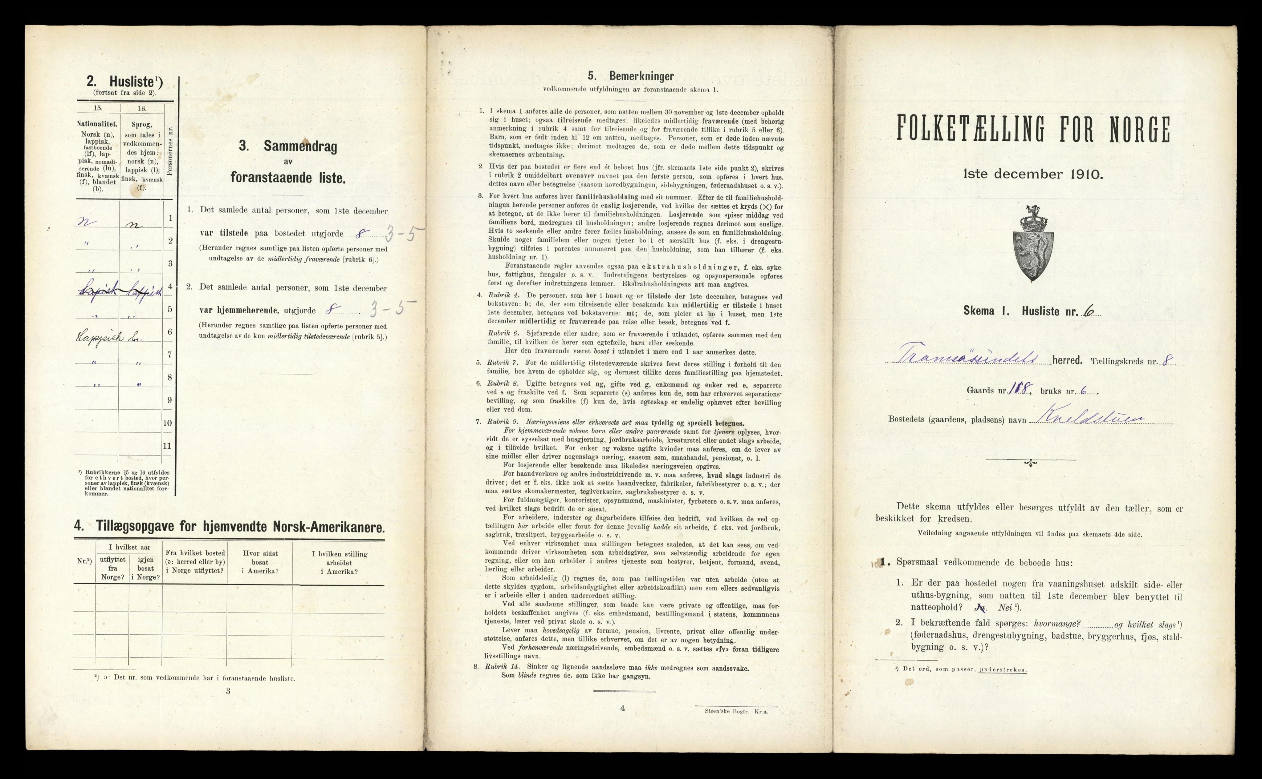 RA, Folketelling 1910 for 1934 Tromsøysund herred, 1910, s. 1439