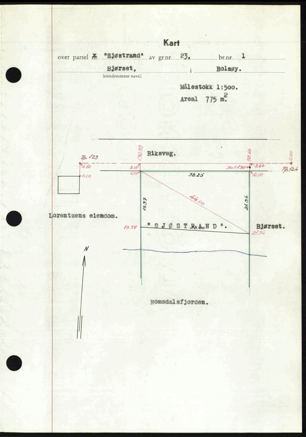 Romsdal sorenskriveri, AV/SAT-A-4149/1/2/2C: Pantebok nr. A31, 1949-1949, Dagboknr: 3334/1949