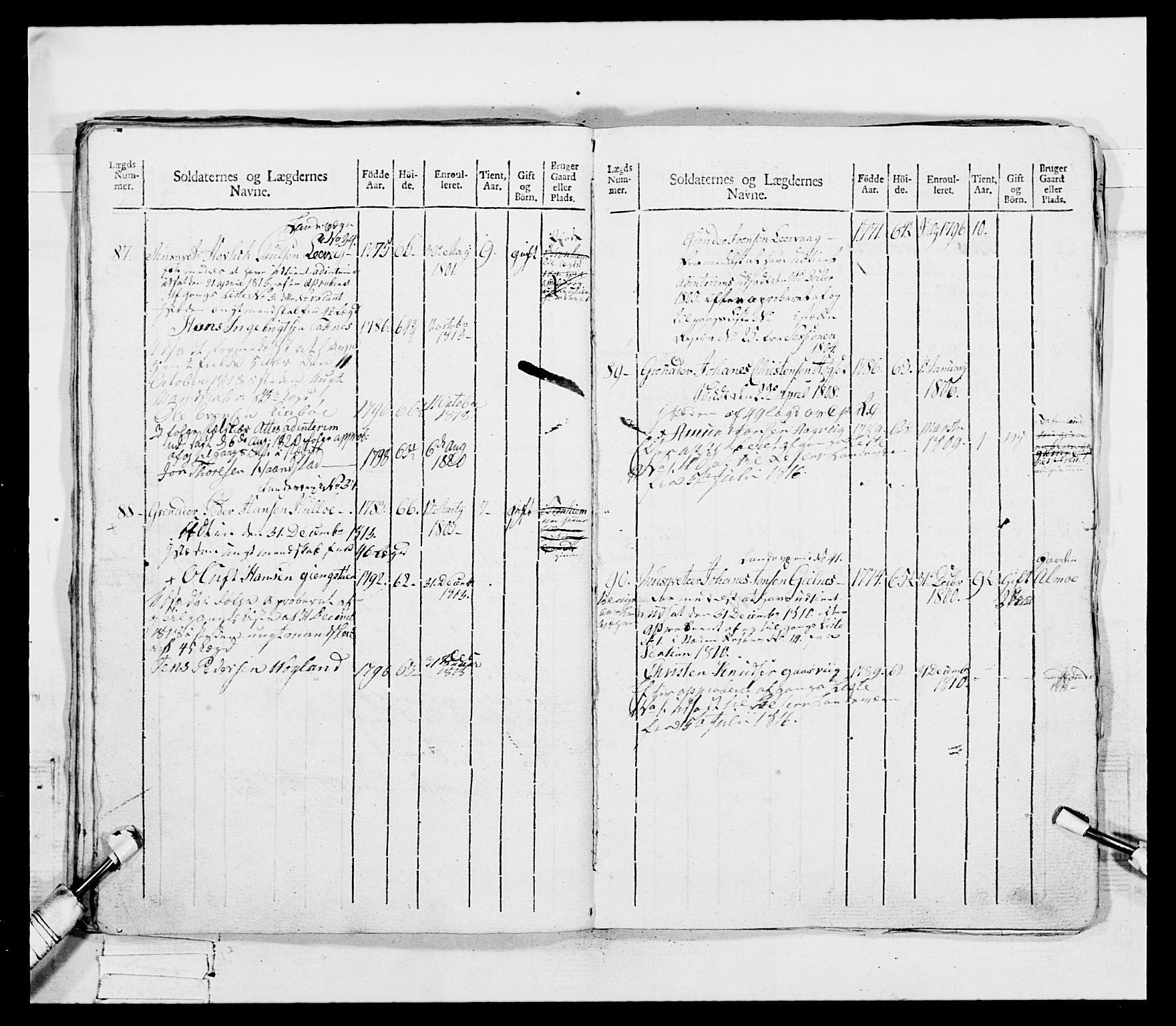 Generalitets- og kommissariatskollegiet, Det kongelige norske kommissariatskollegium, RA/EA-5420/E/Eh/L0083a: 2. Trondheimske nasjonale infanteriregiment, 1810, s. 30