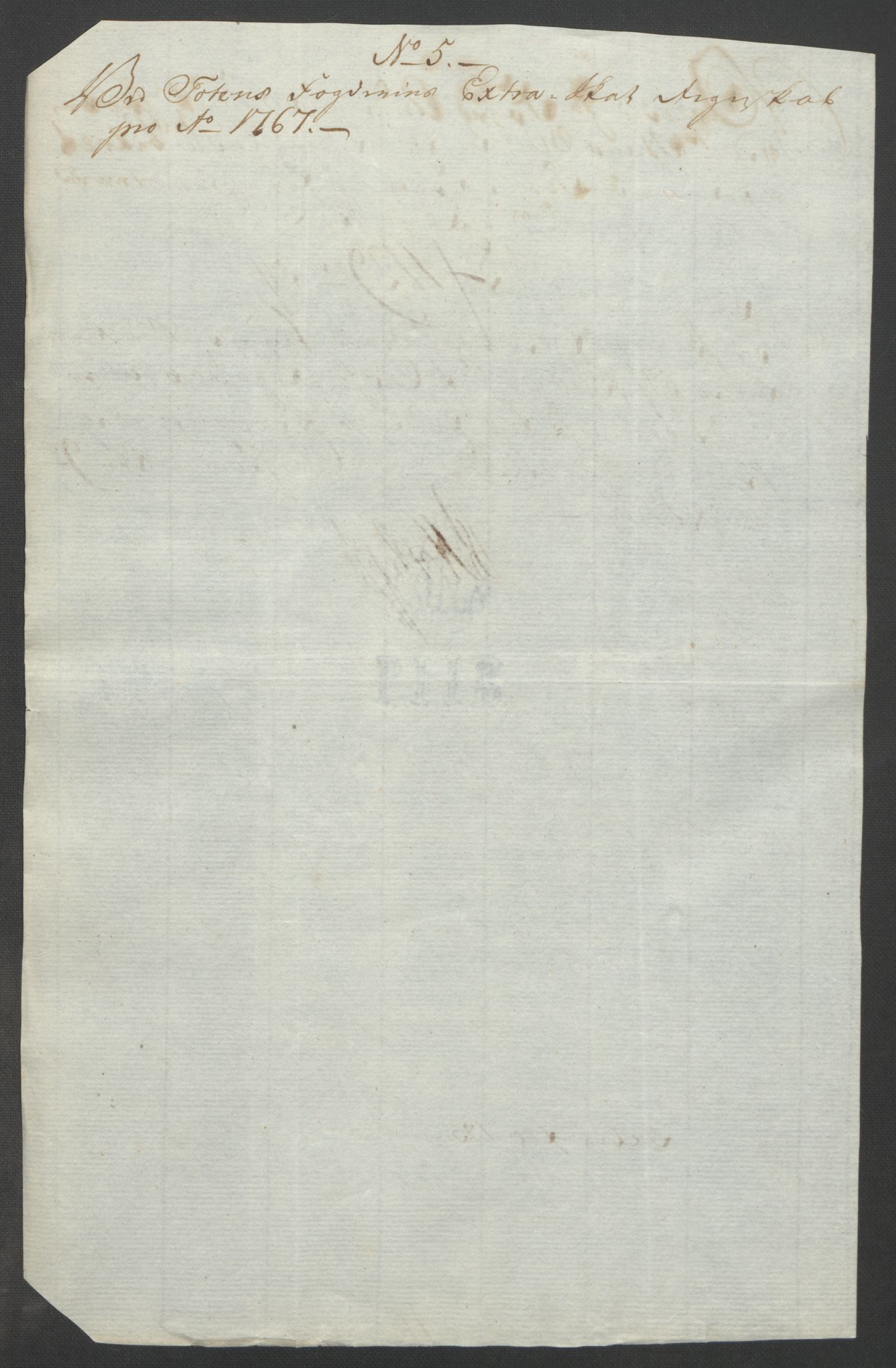 Rentekammeret inntil 1814, Reviderte regnskaper, Fogderegnskap, AV/RA-EA-4092/R19/L1399: Fogderegnskap Toten, Hadeland og Vardal, 1762-1783, s. 153