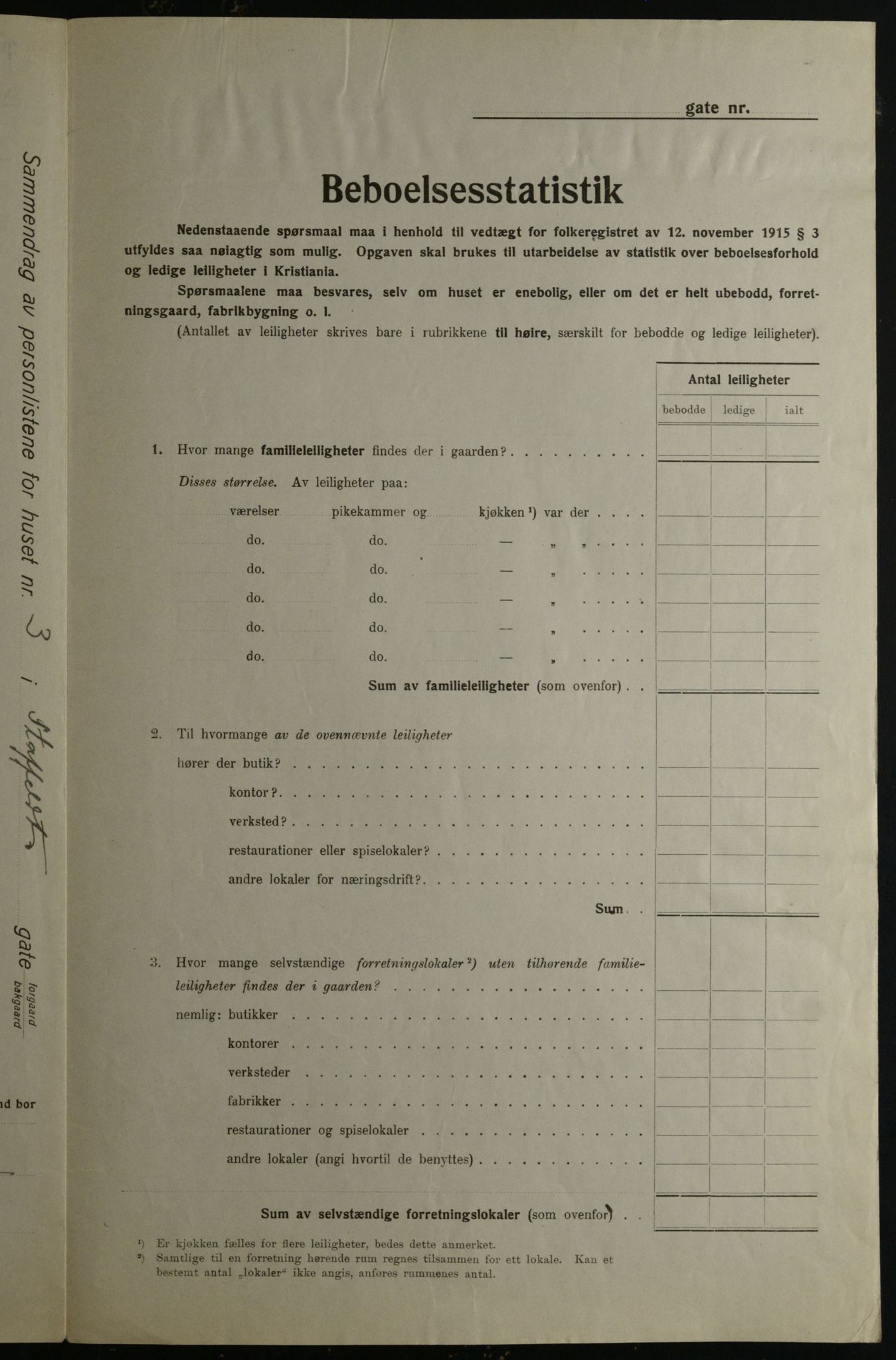 OBA, Kommunal folketelling 1.12.1923 for Kristiania, 1923, s. 111146