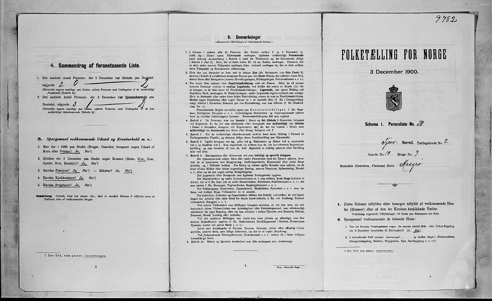 RA, Folketelling 1900 for 0723 Tjøme herred, 1900, s. 284