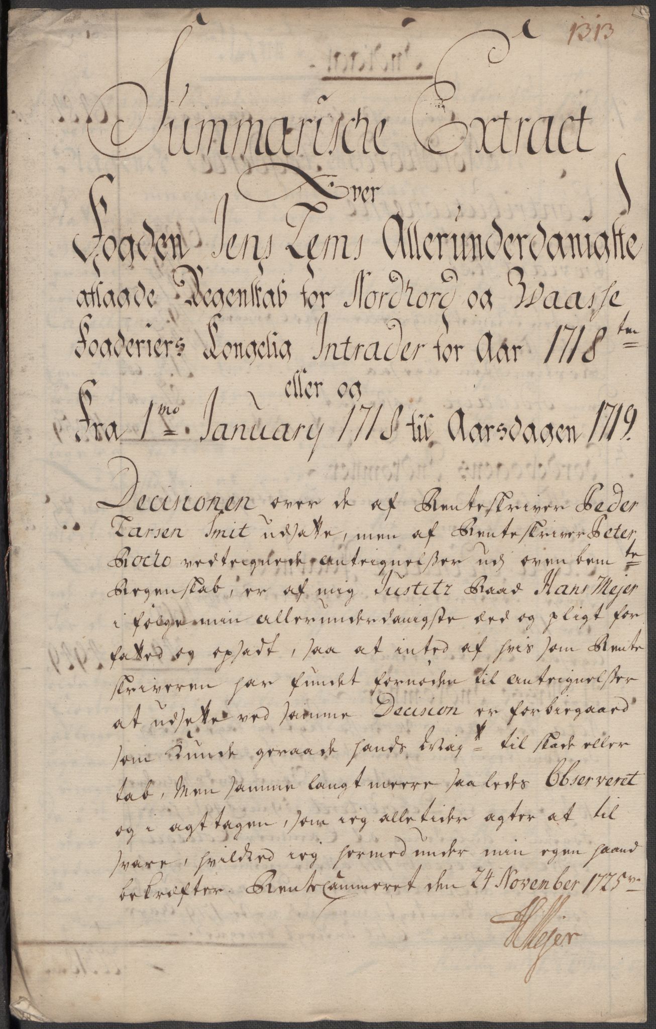 Rentekammeret inntil 1814, Reviderte regnskaper, Fogderegnskap, RA/EA-4092/R51/L3202: Fogderegnskap Nordhordland og Voss, 1718, s. 24