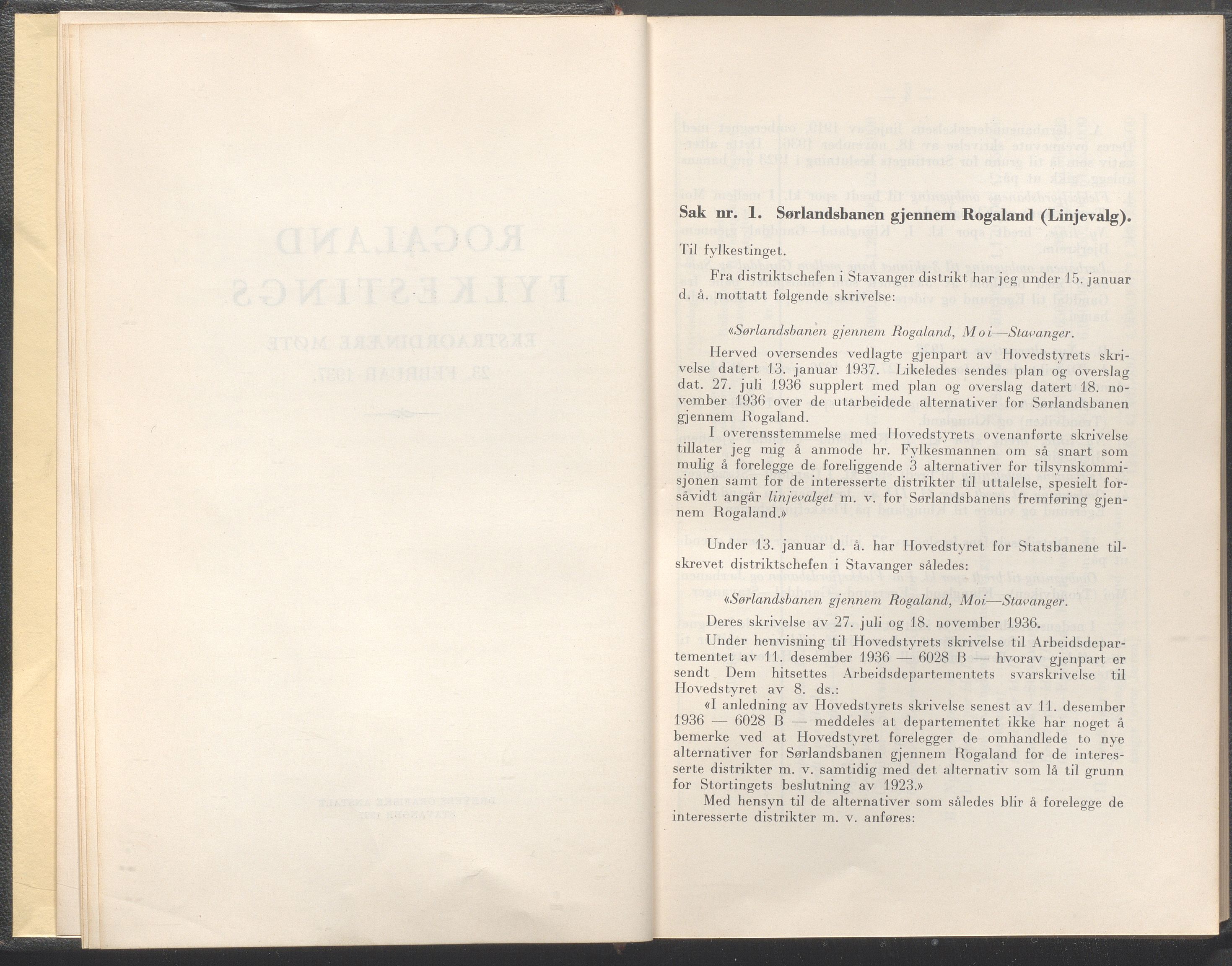 Rogaland fylkeskommune - Fylkesrådmannen , IKAR/A-900/A/Aa/Aaa/L0056: Møtebok , 1937, s. 2-3