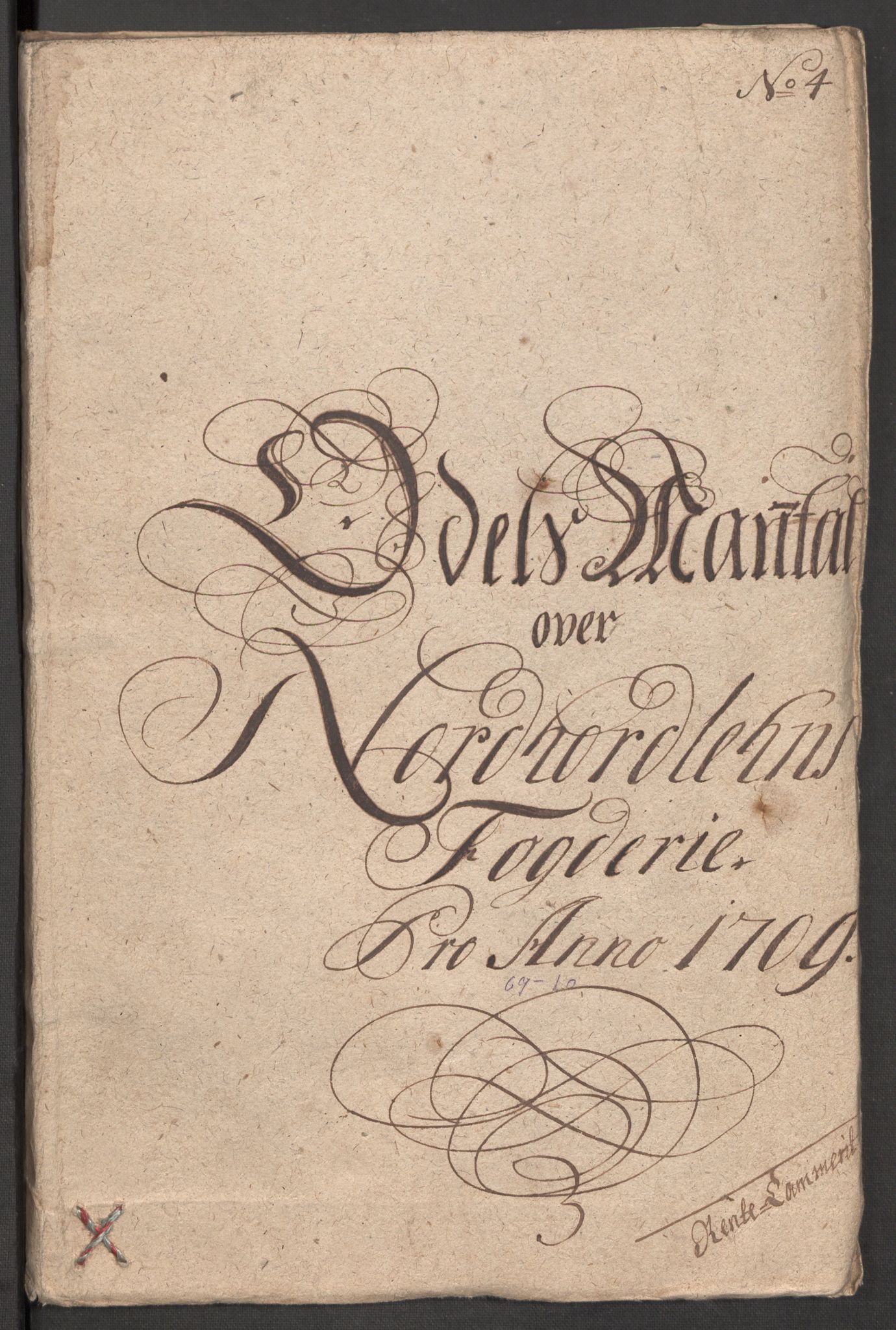 Rentekammeret inntil 1814, Reviderte regnskaper, Fogderegnskap, RA/EA-4092/R51/L3190: Fogderegnskap Nordhordland og Voss, 1709, s. 40